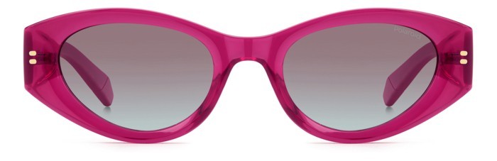 Polaroid 6243/S/X Cat Eye Fuchsia/Burgundy Polarized Sunglasses UV400 Cal.51