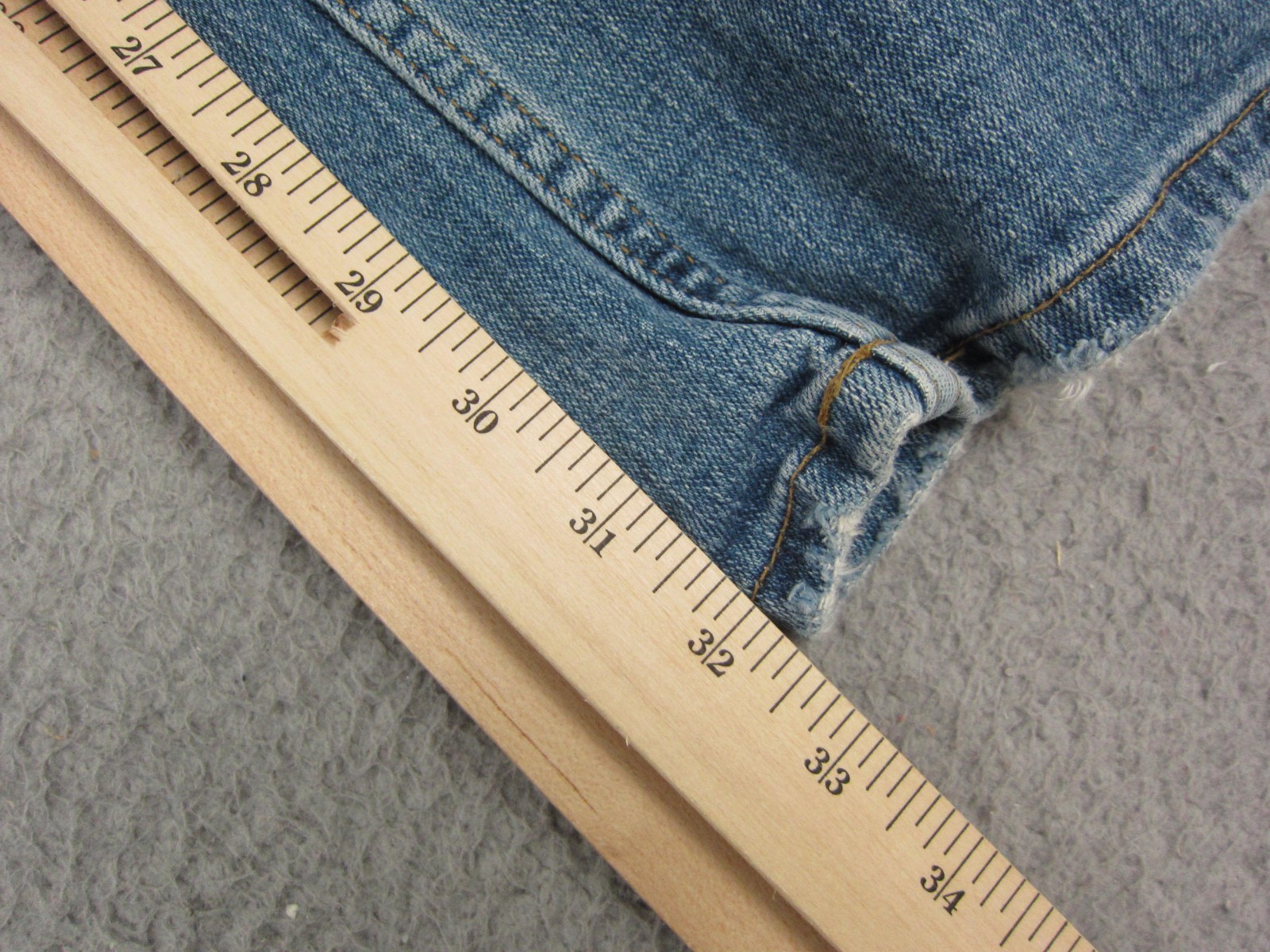 American Eagle Jeans Womens 4 Reg Blue Stretch Skinny Flare Denim Distressed