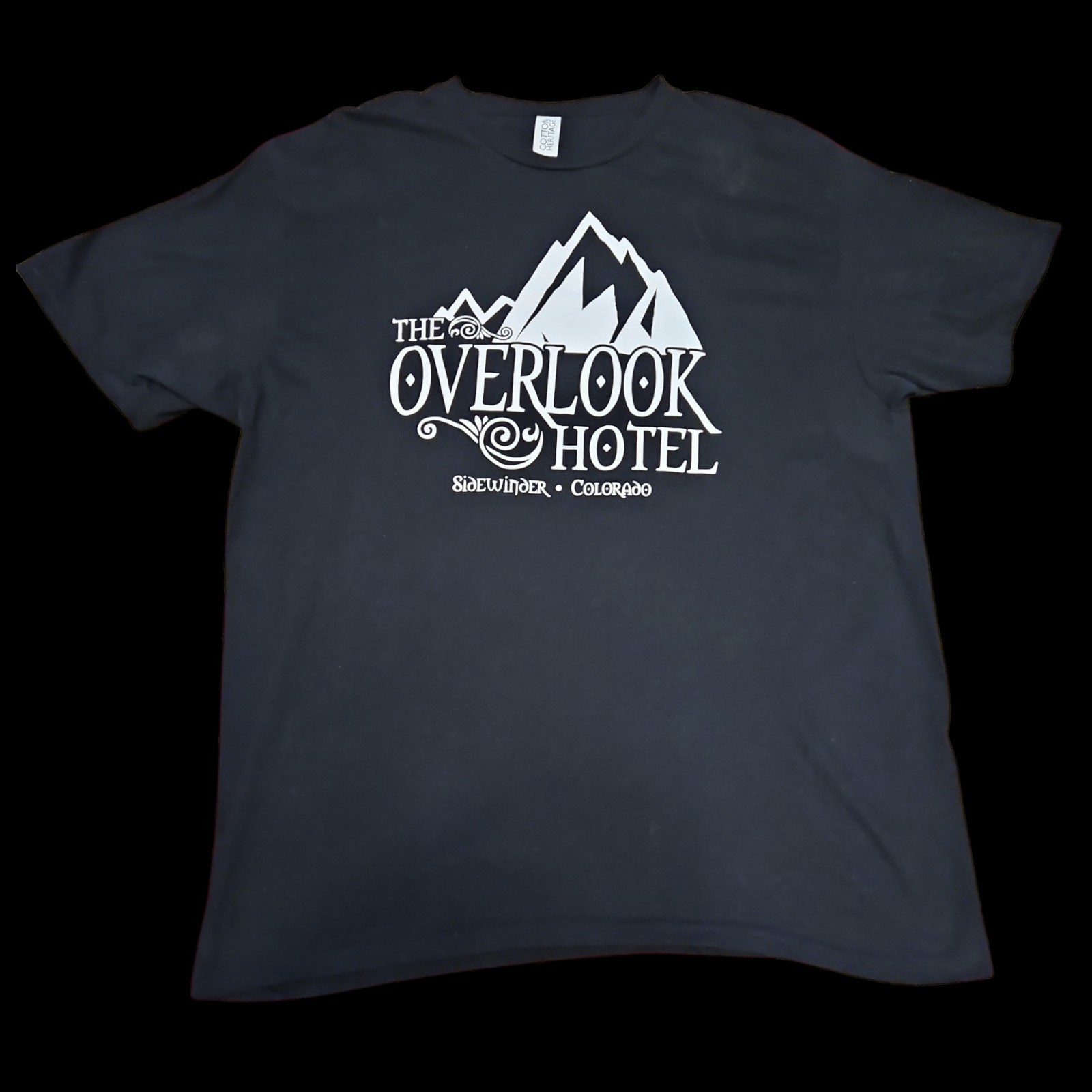 Horror Film The Shining Overlook Hotel T-Shirtt Adult Size Large 100% Cotton