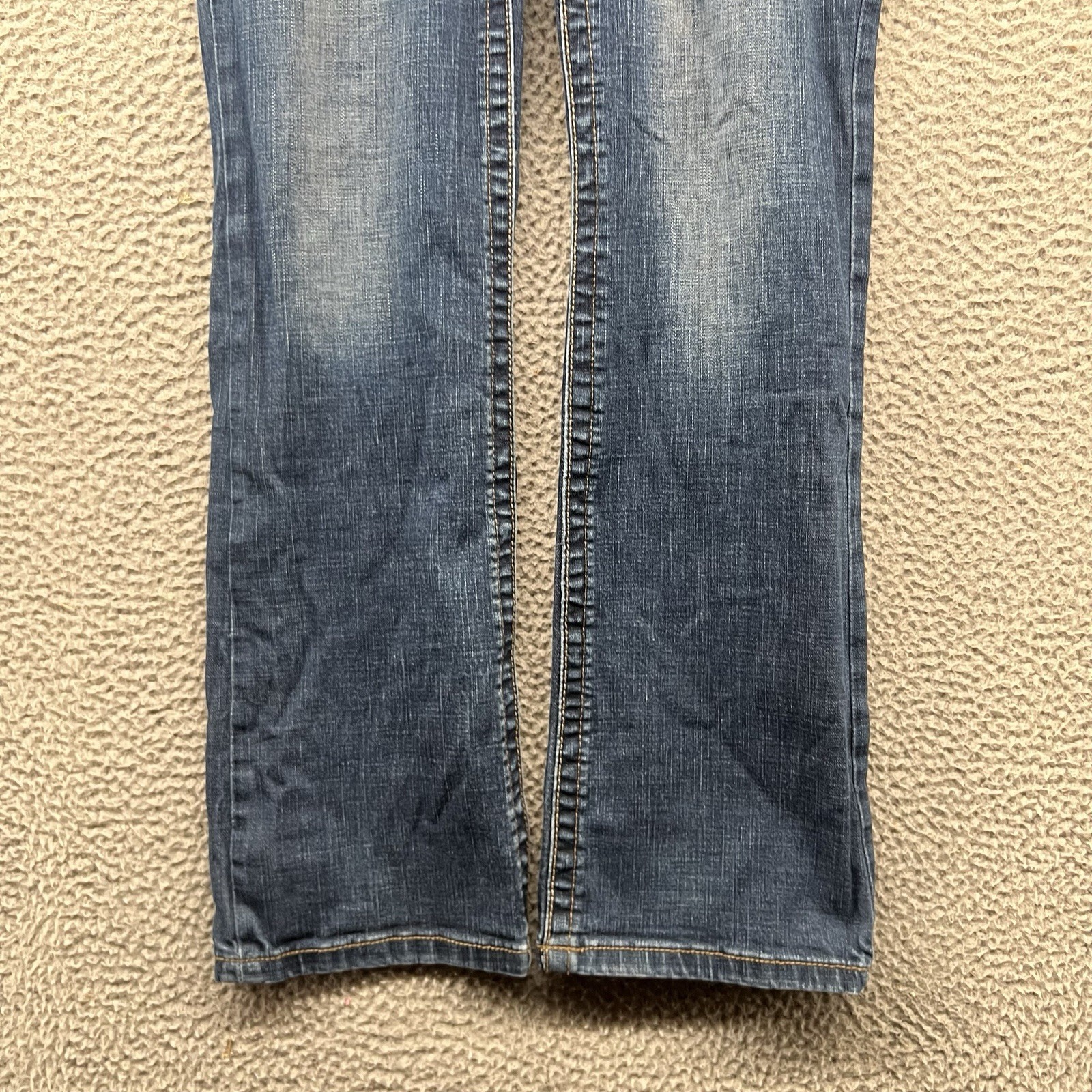 Wrangler Willow Ultimate Riding Jeans Womens Fit 32×32 Blue Denim Pants Stretch