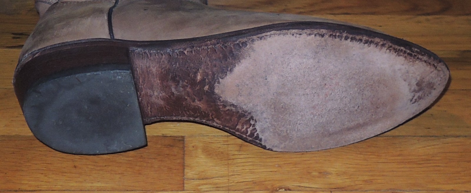 J. Chisholm men’s western boots Size 10.5 EE Leather Made in USA Good condition