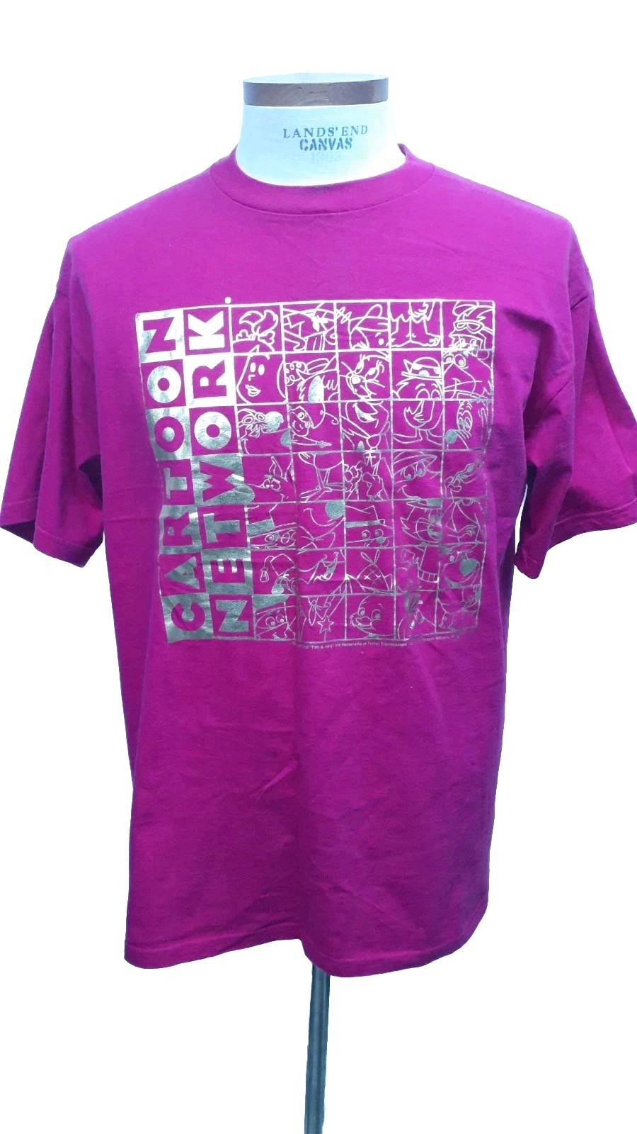 NEW W/imp. Vintage Cartoon Network T Shirt XL 90s Cartoon Animation Television