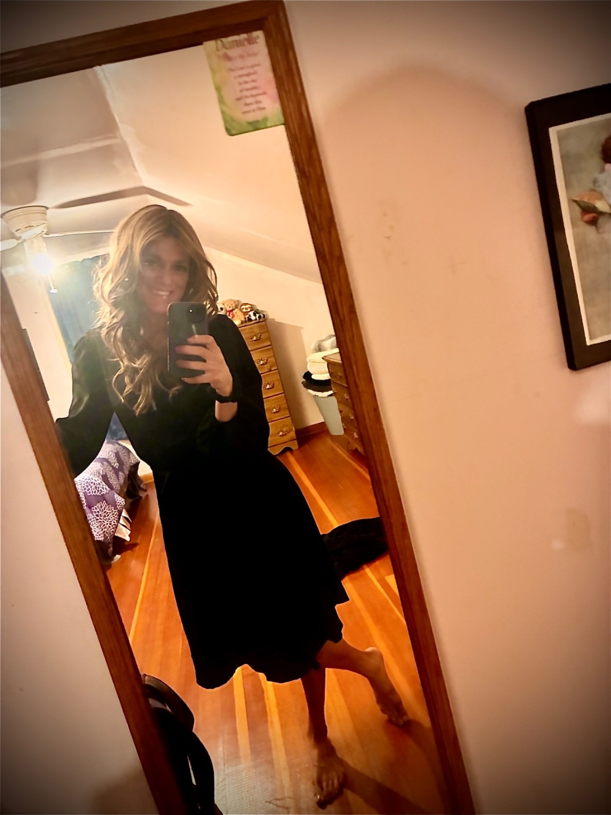 Black dress, women’s, size S, versatile (any occassion), never worn (like new)