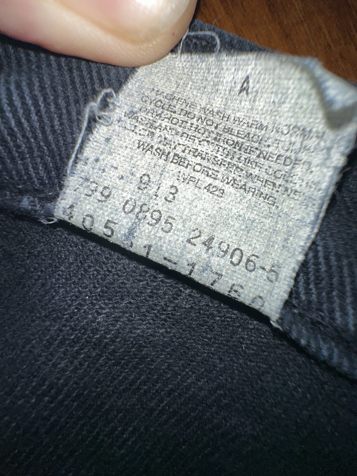 VTG 90s Levis Jeans Mens 36×32 Black Silvertab Purple Label Baggy Skater Grunge