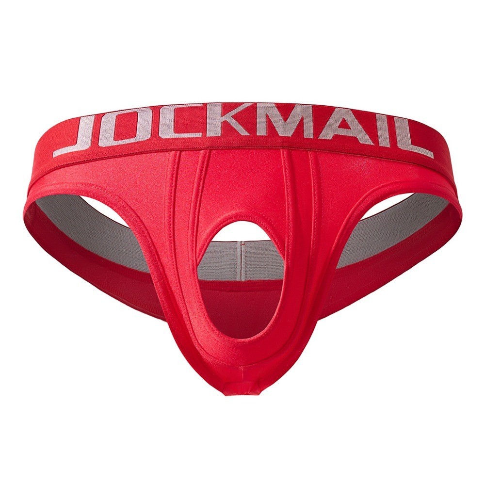 Jockmail Men Lingerie Hanging Ring Hope String Pant Tight Thong T-back Underwear