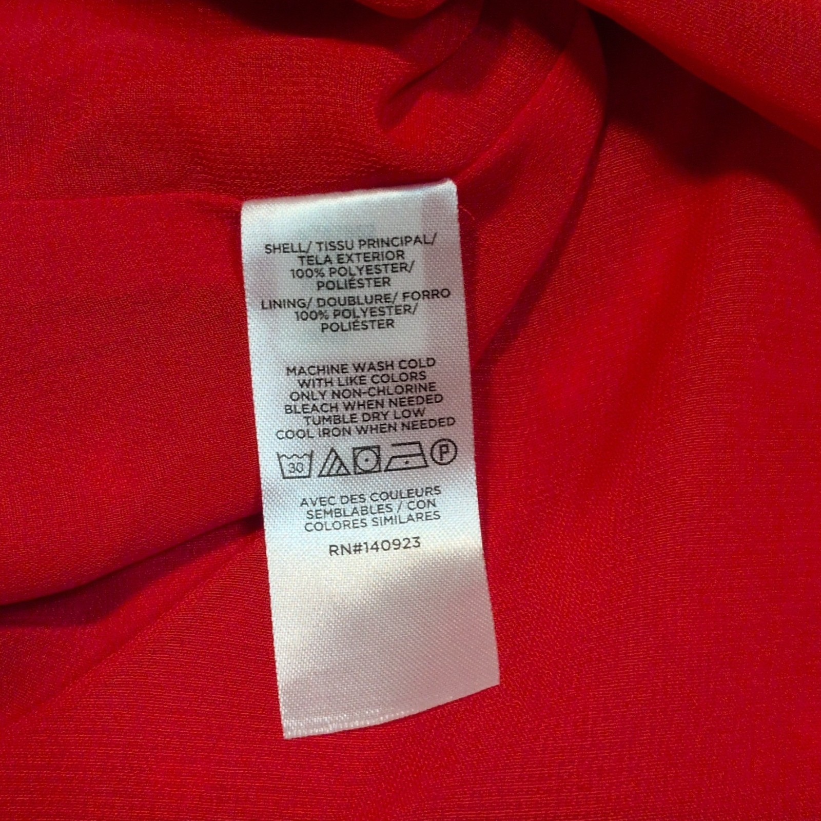 LOFT Outlet Petite SP Red Textured Chiffon Lined V-Neck Spaghetti Camisole