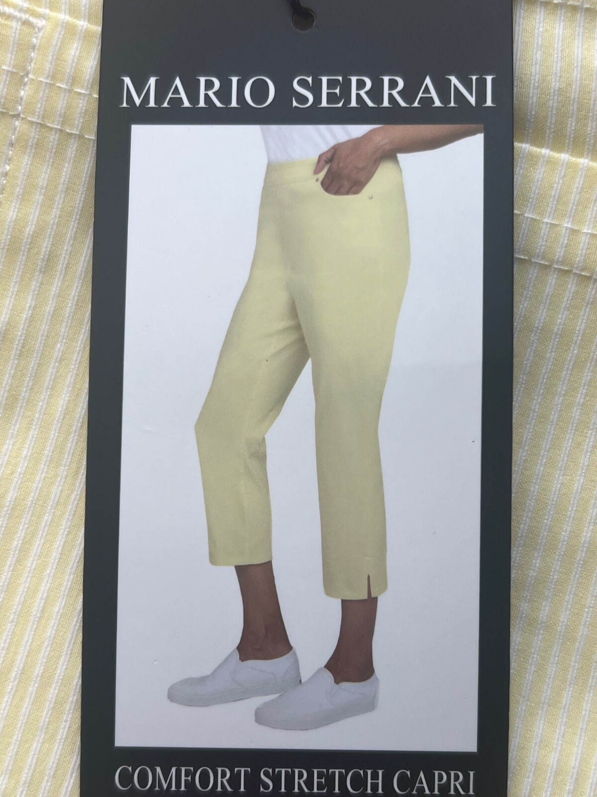 Mario Serrani Women’s Capri Pull On Pant