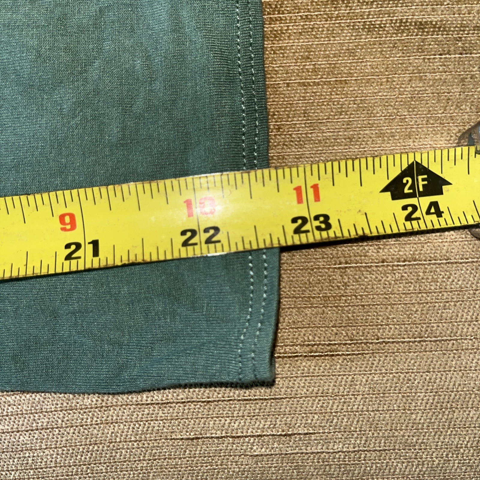 Salaam Wrap-Style Sleeveless Tank Shirt Med. Soft Green