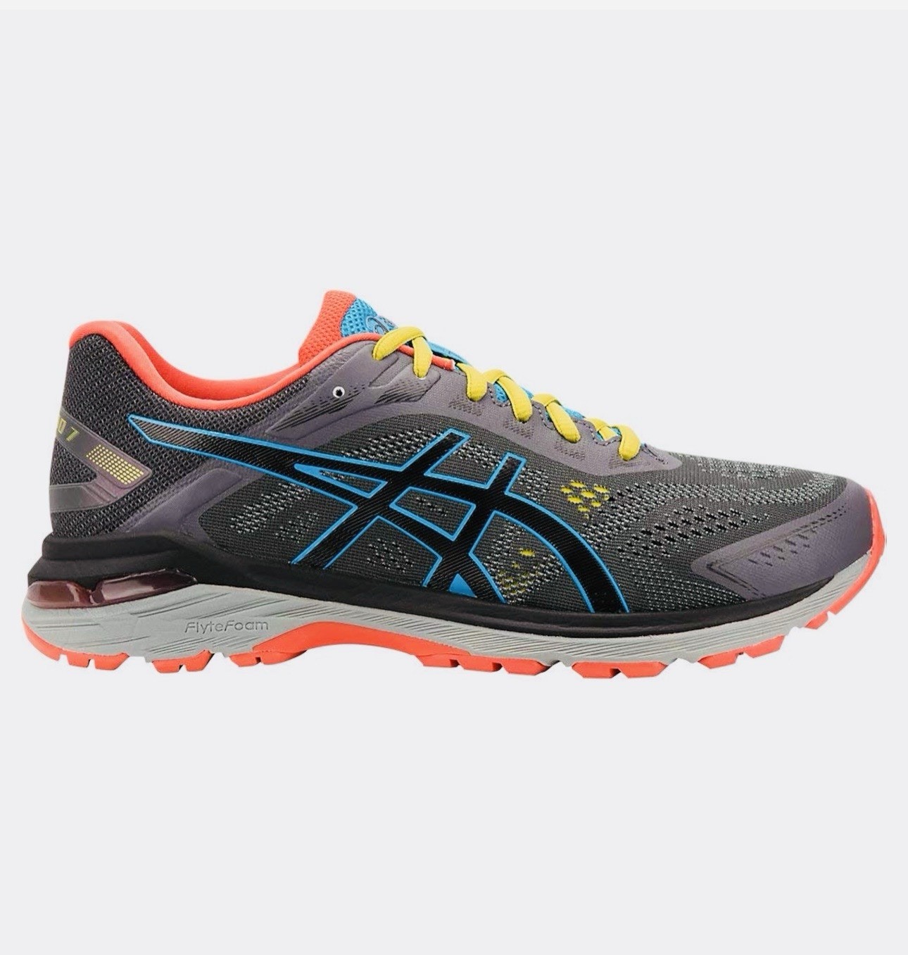 Size 11- Asics GT 2000 7 Trail Men’s Running Shoes Dark Grey/black