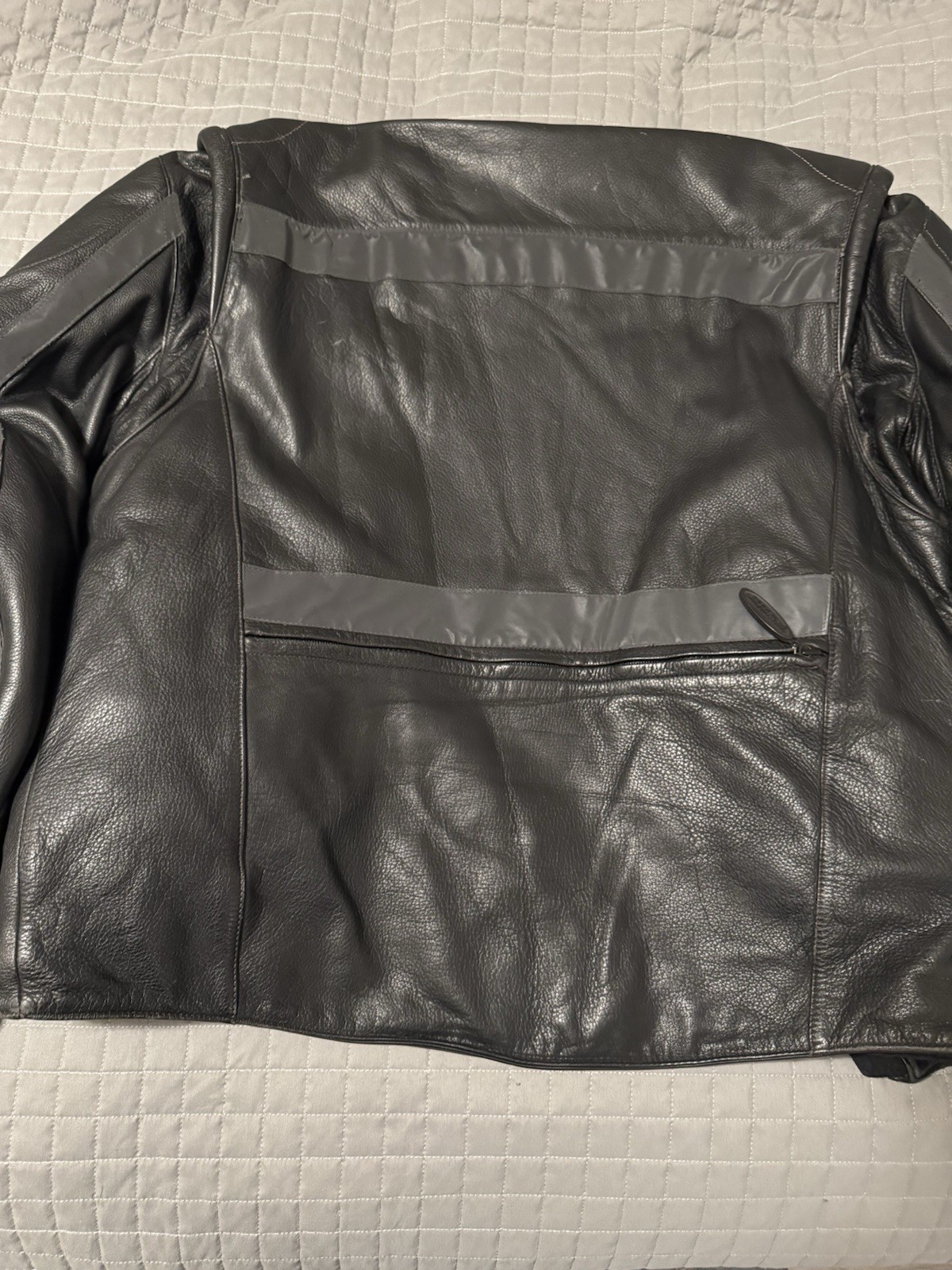 Harley-Davidson FXRG Leather Jacket Men’s Large Black Waterproof Liner