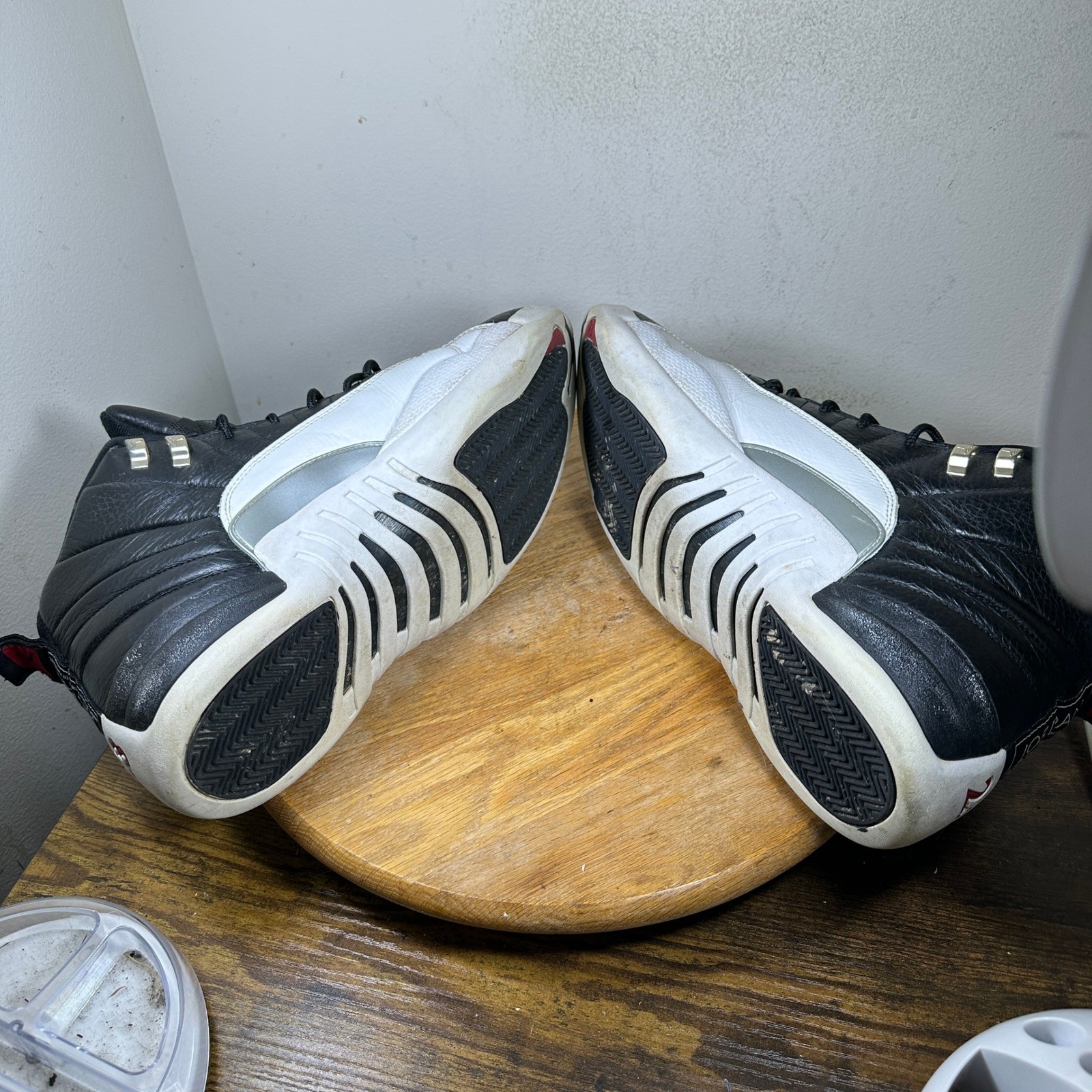 Jordan 12 Retro Playoff Black White Varsity Red CT8013-006 Mens Size 13