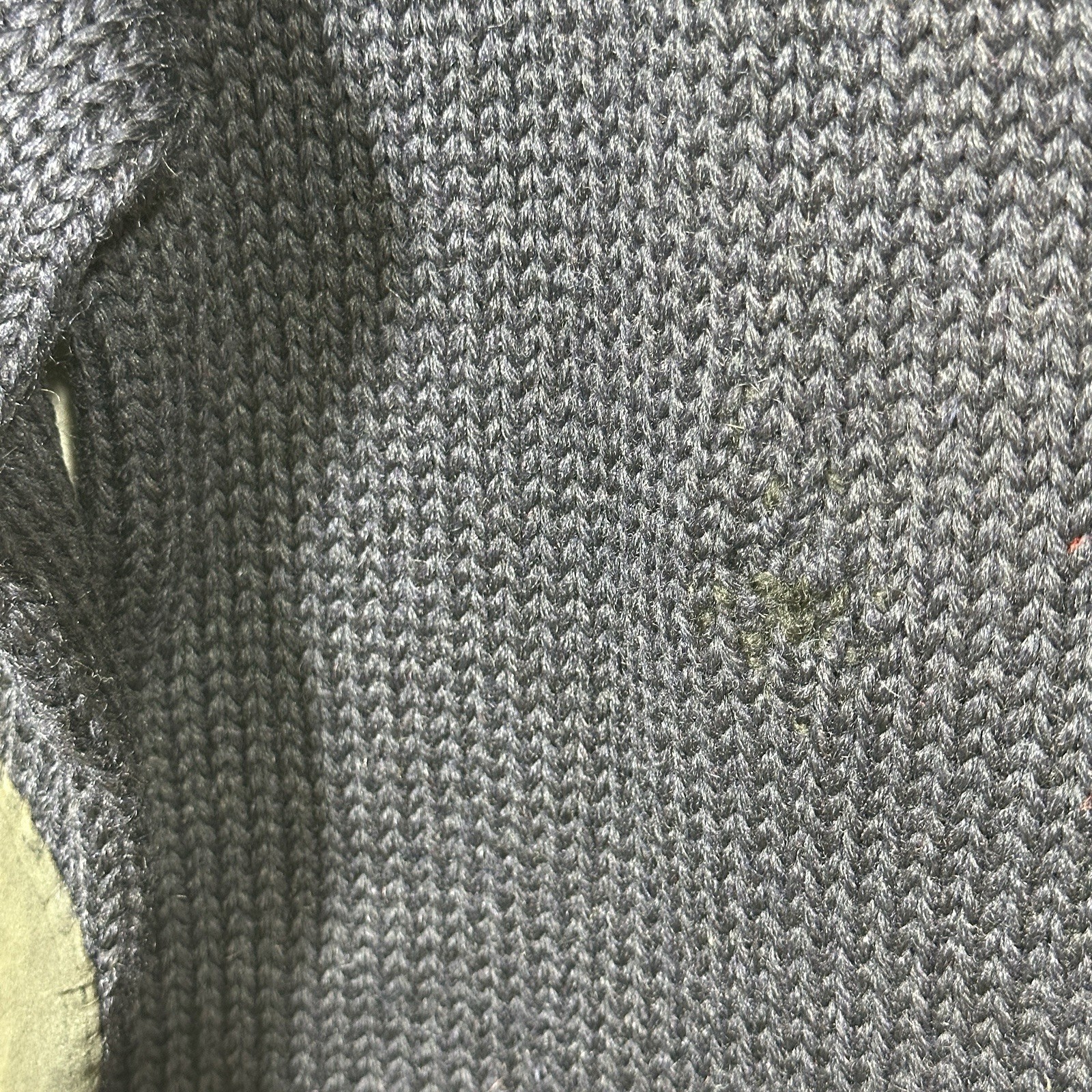 Vintage Bradley Knitwear All American Outdoor Navy Blue Sweater w/Elbow Patches