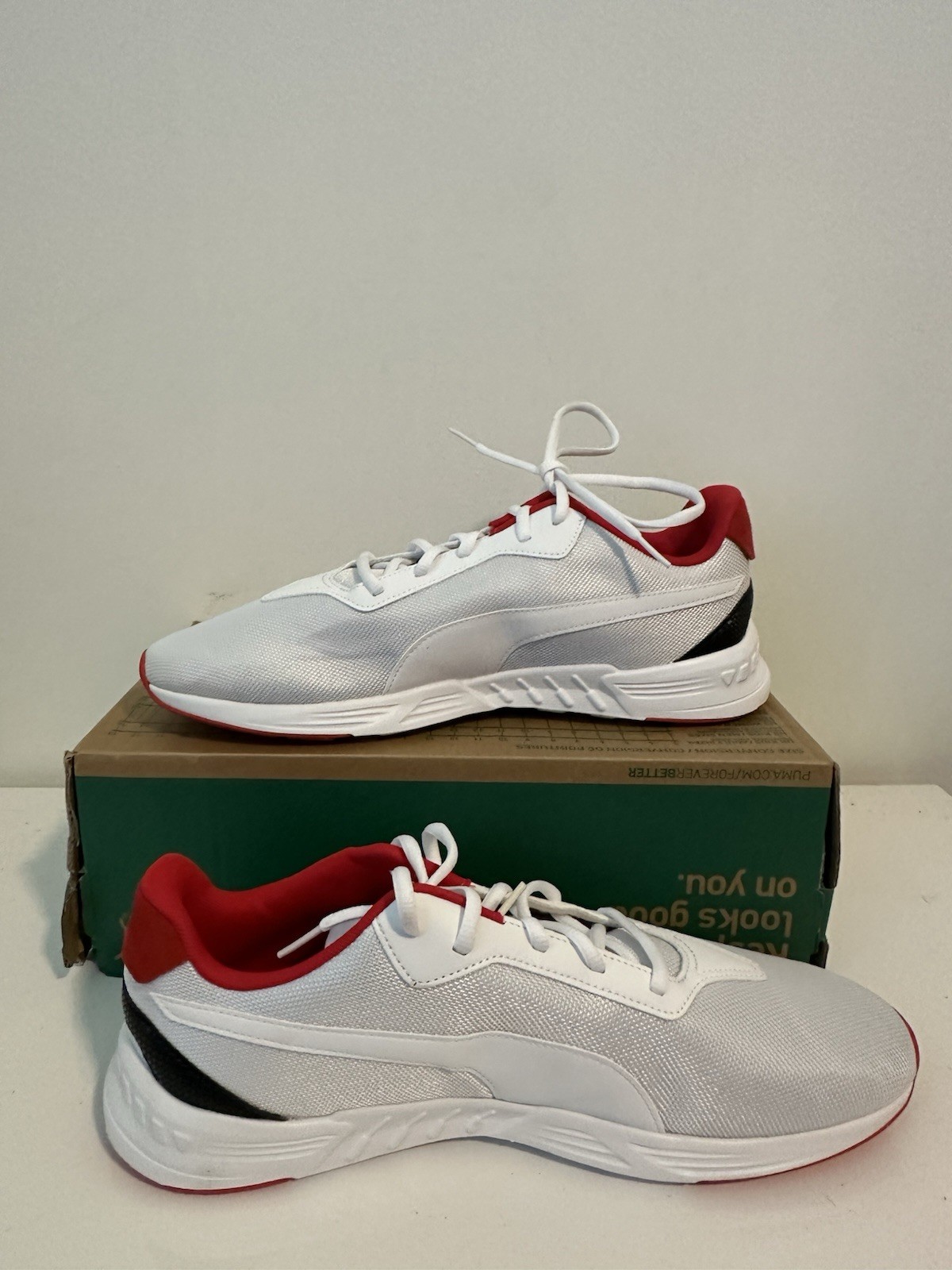 Size 13 Puma Scuderia Ferrari x Puma Tiburion White Rosso Corsa 307515 07