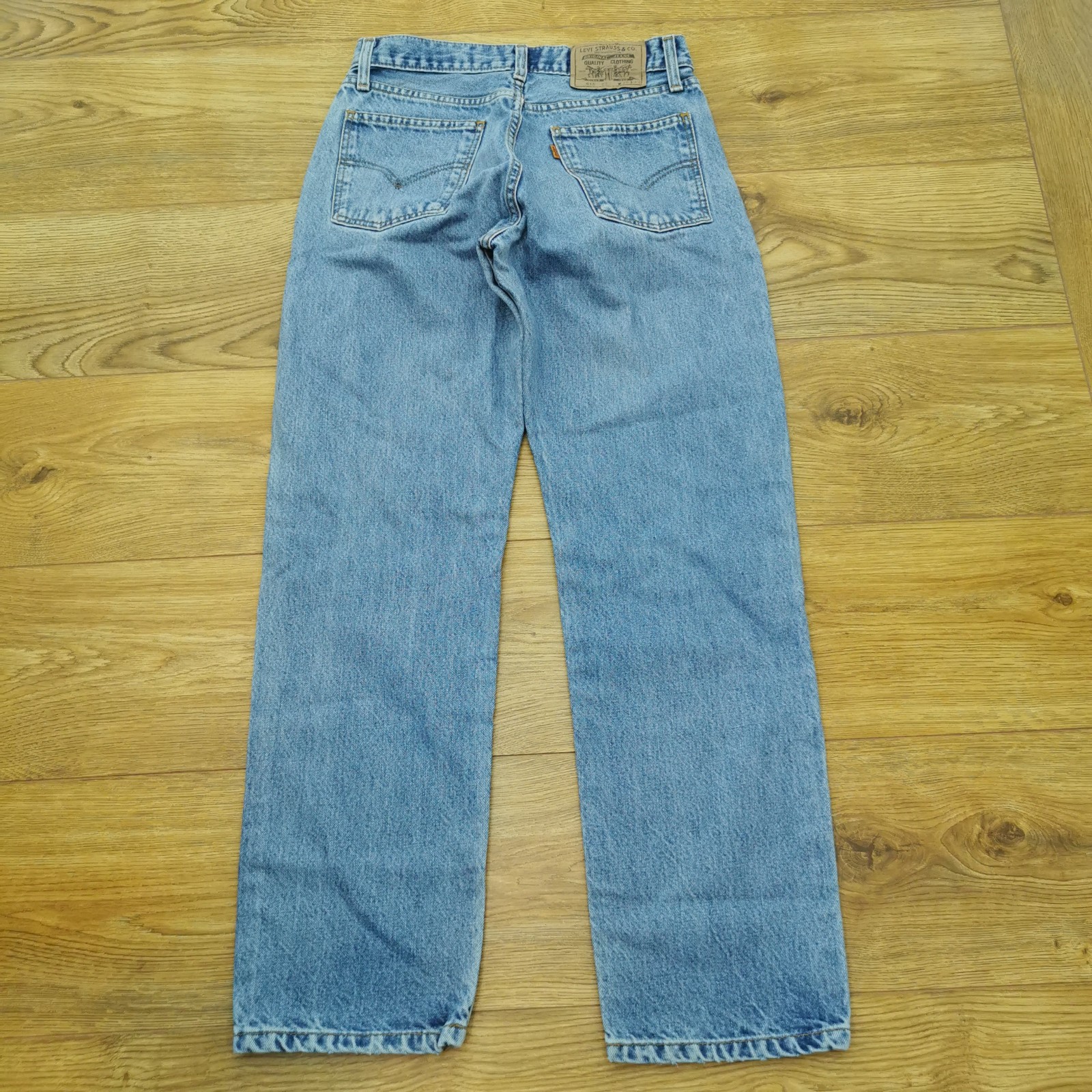 Levi’s 615 02 16 Jeans Mens W29 L30 Blue Stonewash Regular Fit Tapered Vintage