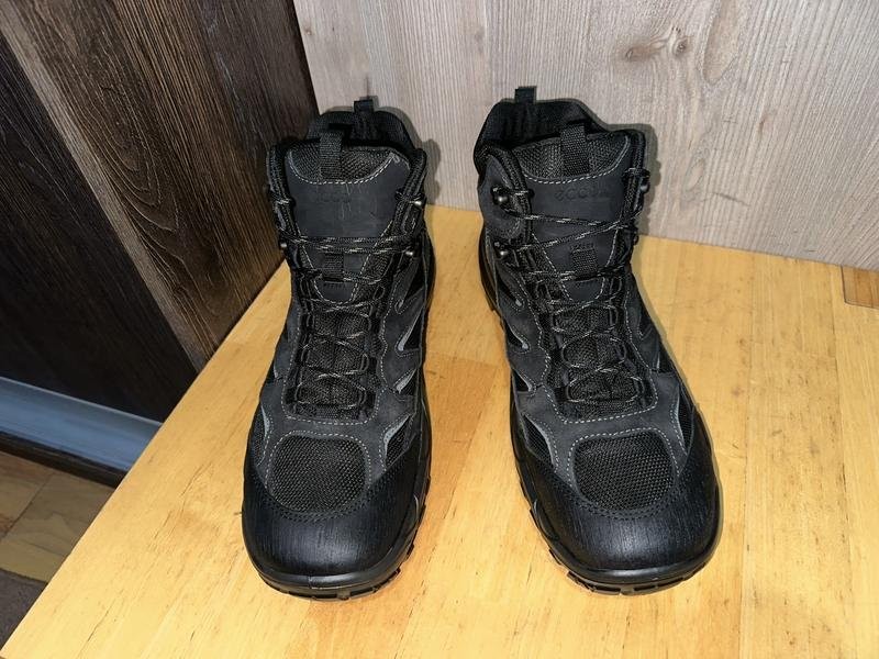 mens ecco boots black 46