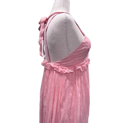 NWT J. Crew Collection Ruffle-trim in Crinkle Cupro A-Line Midi Dress (Size 14)