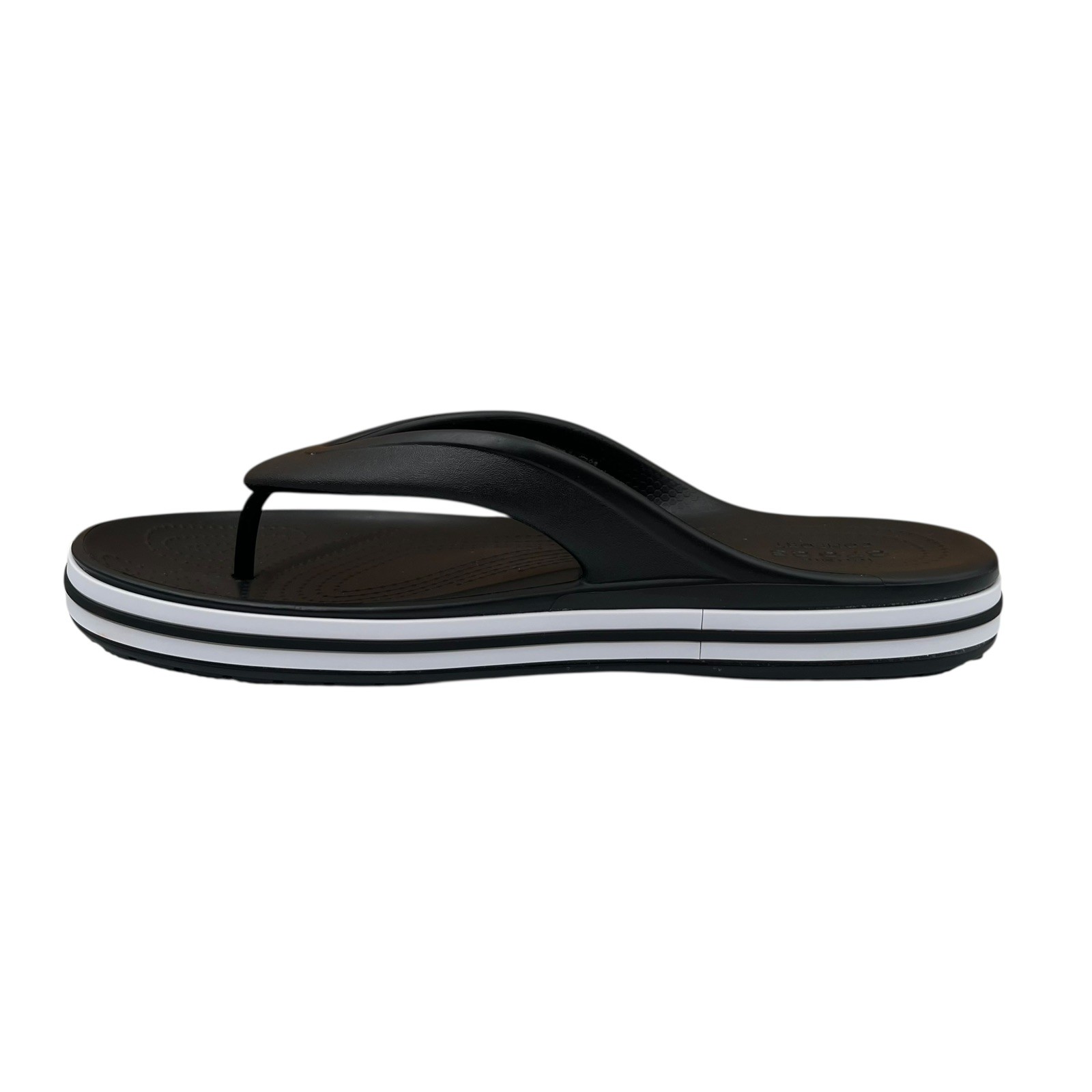 Crocs Bayaband Men’s Flip Flop Sandals Size 7 Black Water Friendly Lightweight