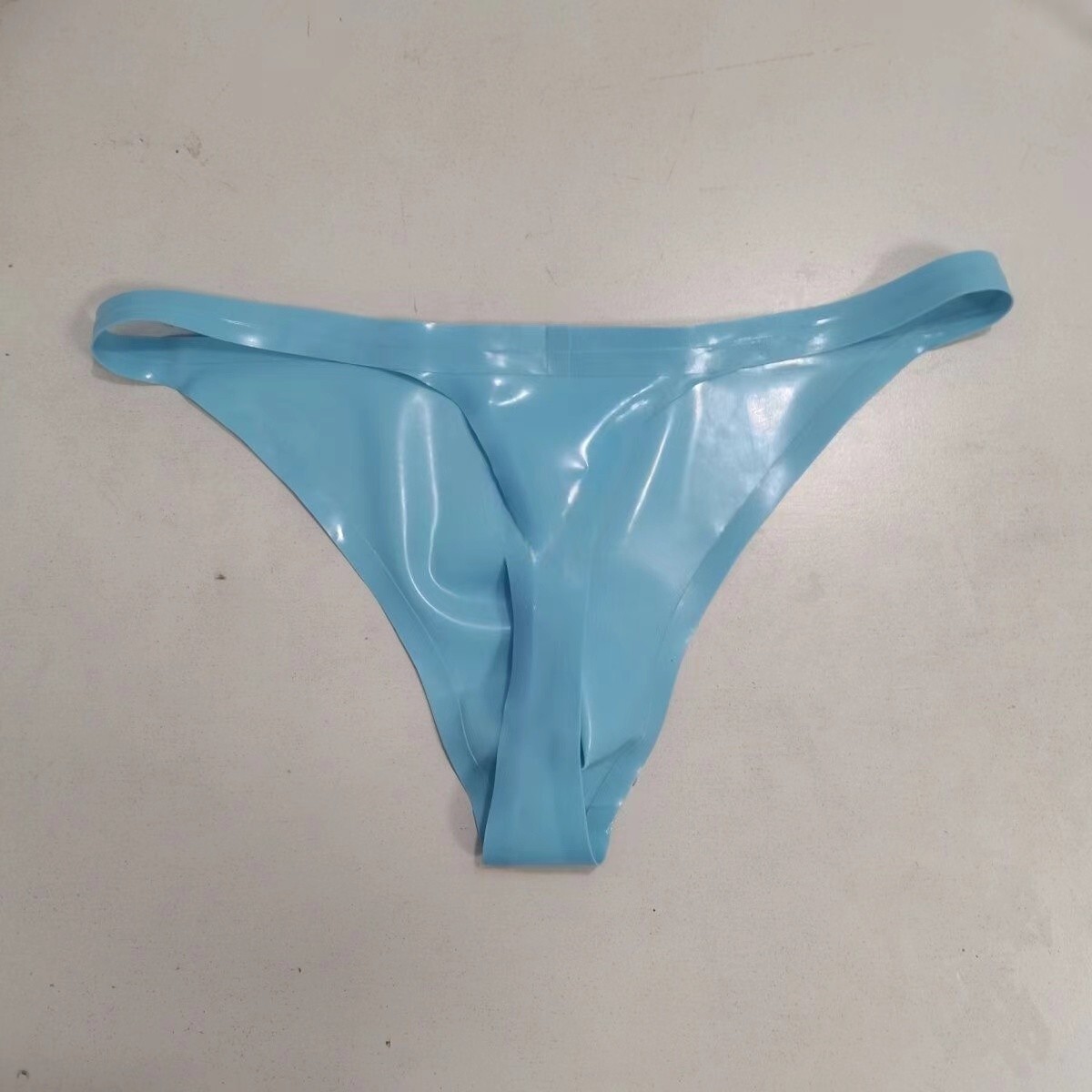 US Latex Underpants Mens Rubber Briefs Underwear thong sissy Handmade 0.4mm BDSM