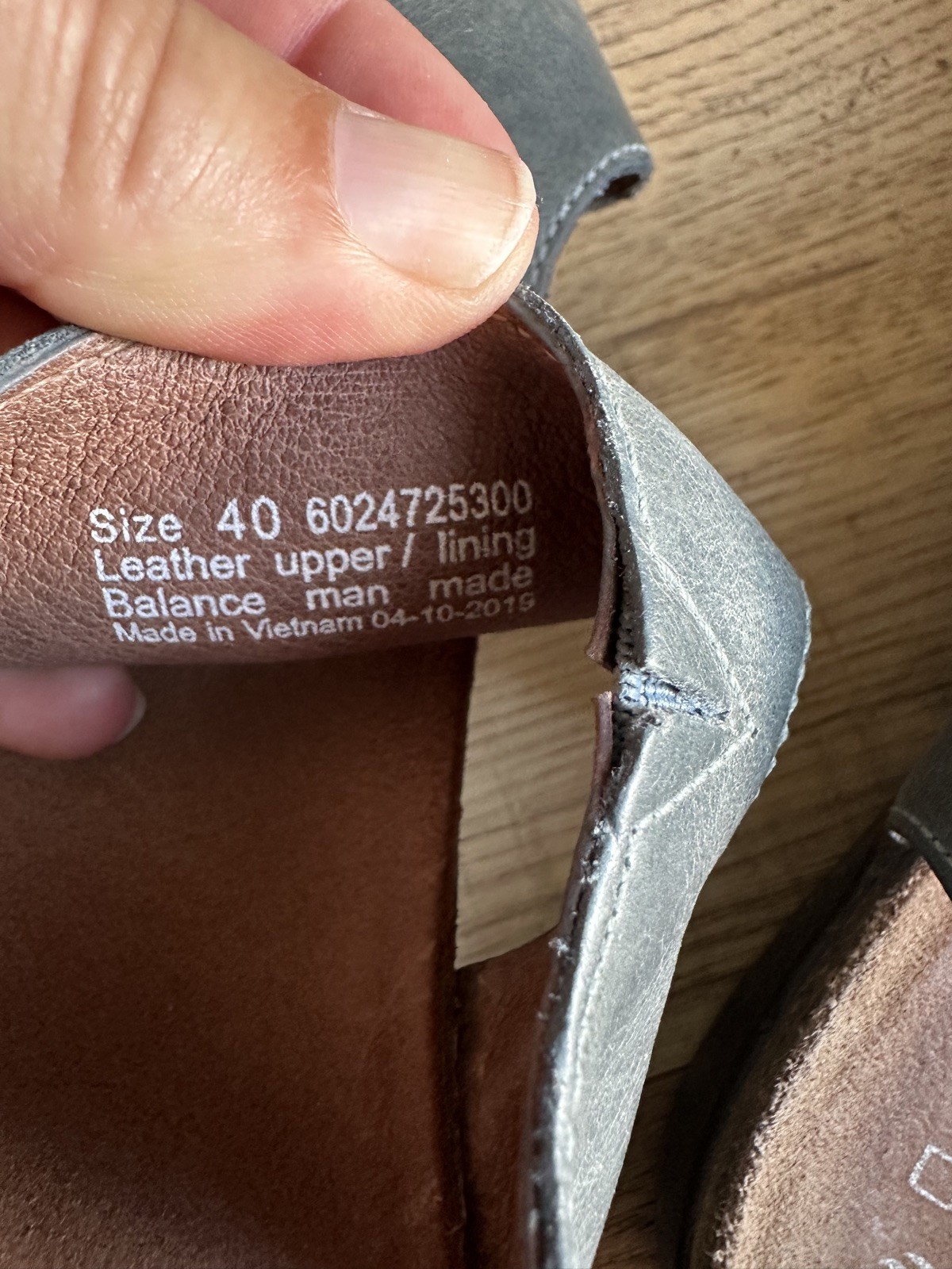 Dansko Reece Toe Loop Adjustable Thong Sandals Sz 40 / US 9.5 10 Leather