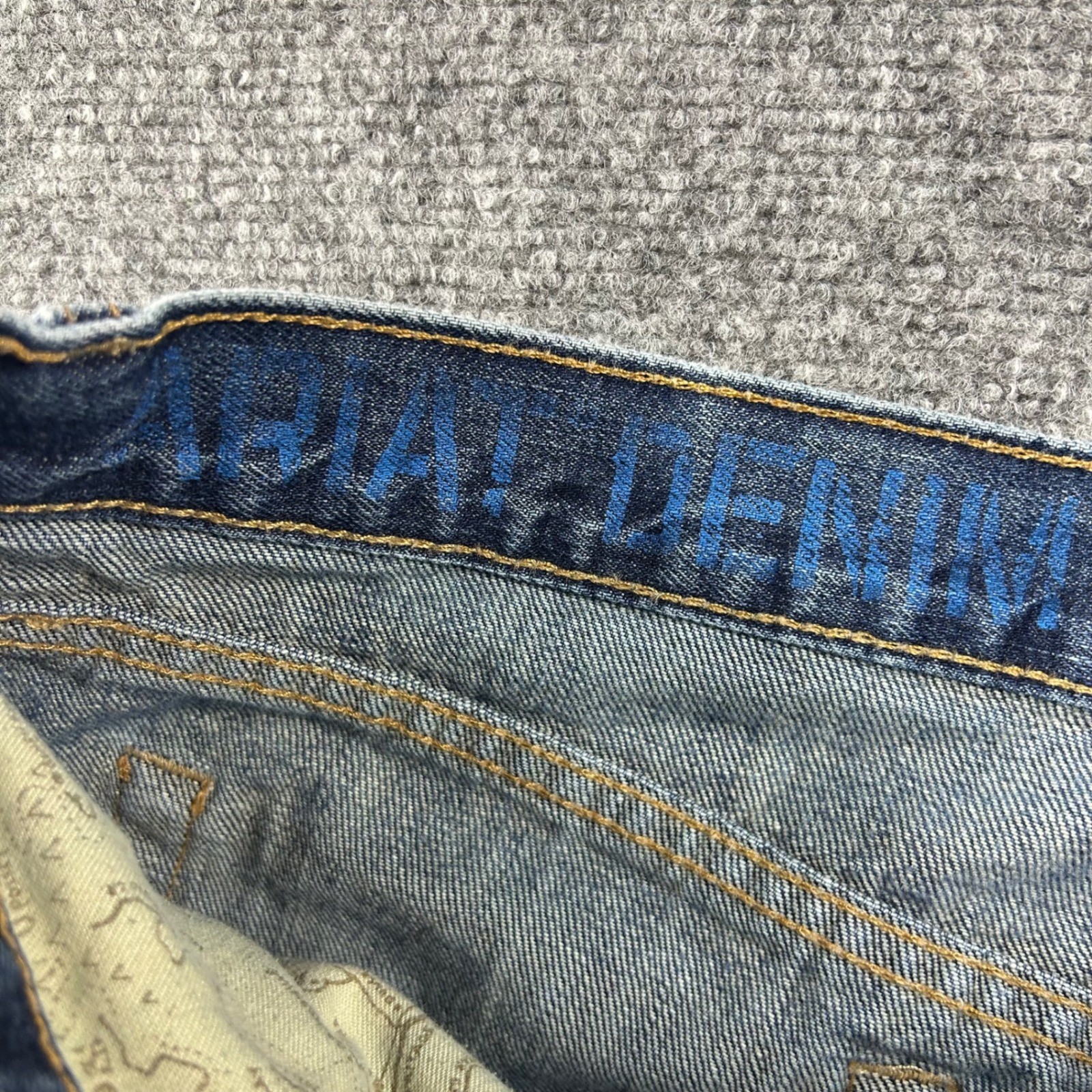 Ariat M2 Relaxed Jeans Men 34×38 Blue Denim Straight Leg Workwear Western