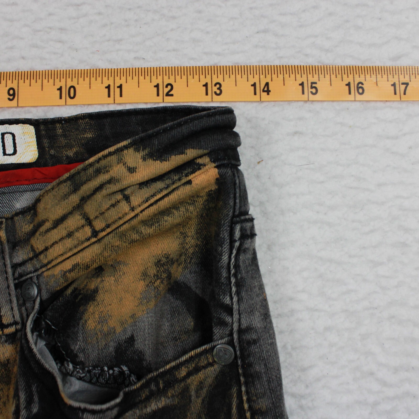 ENCRYPTED Women’s Moto Jeans Size 12 Acid Wash