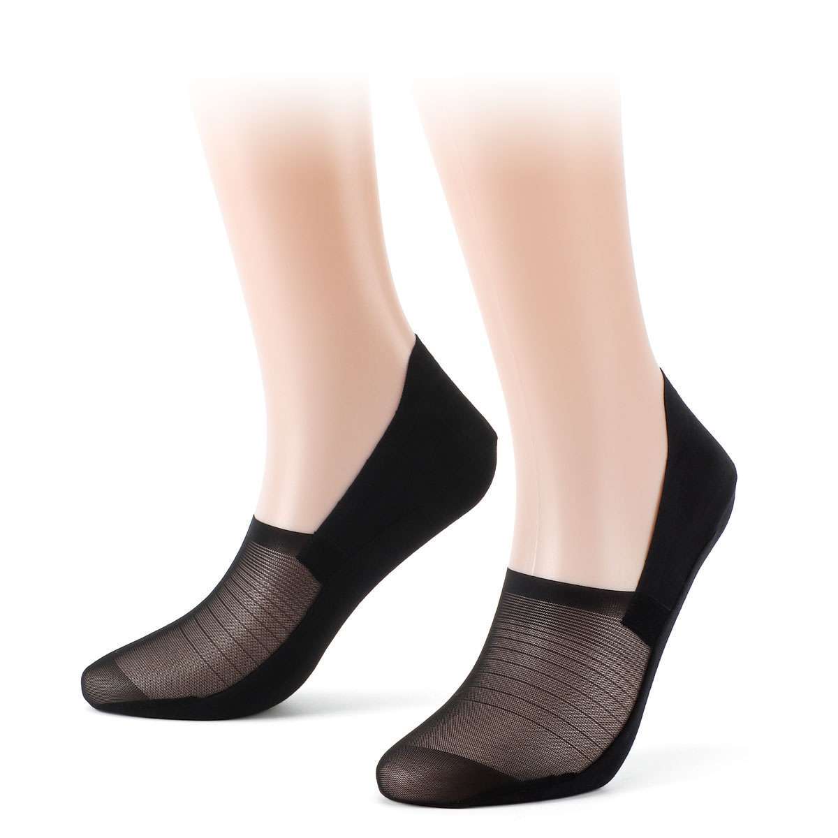 2/5Pairs Mens Womens Summer No Show Invisible Nonslip Boat Cotton Low Cut Socks