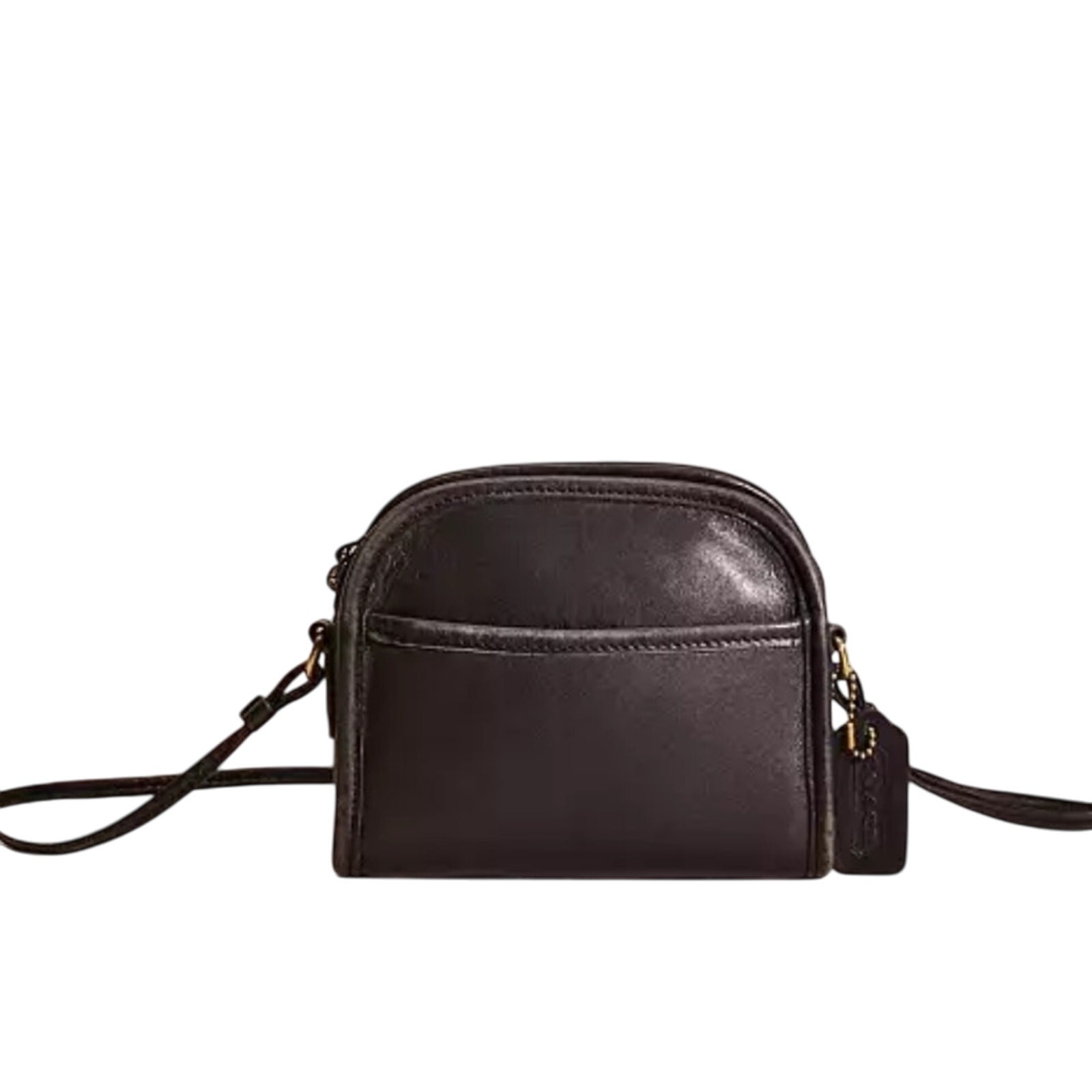 Coach Black Vintage Abbie Crossbody Bag Glove Tanned Black Leather Timeless