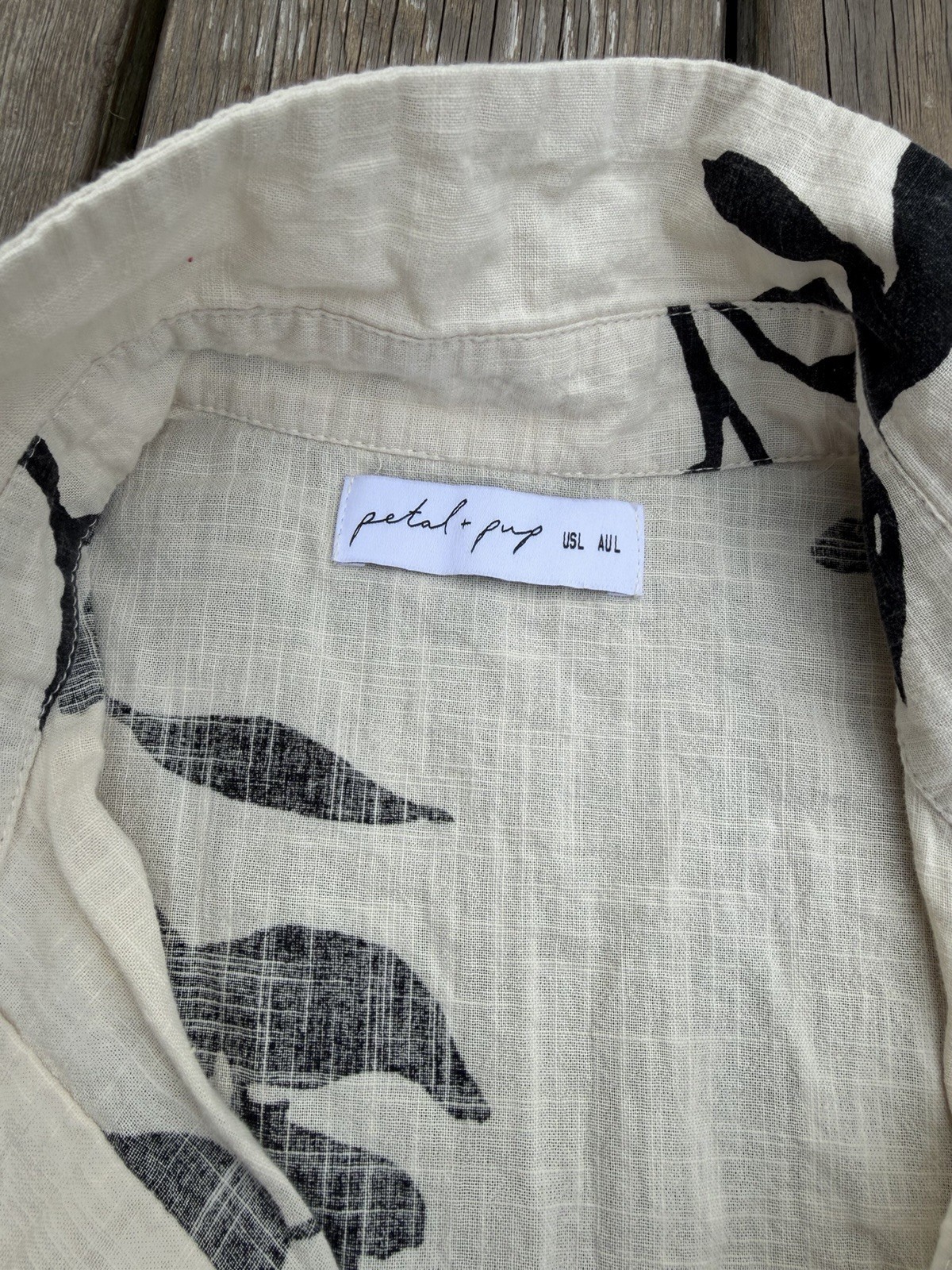 Petal & Pup Sebastian Print Romper Size Large