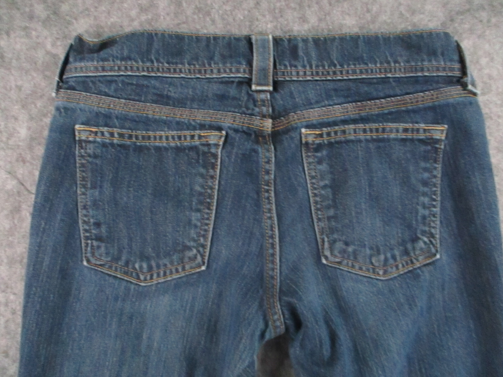 Old Navy Jeans Womens 6 Blue Denim Skinny Ultra Low Waist Stretch Retro 31×28