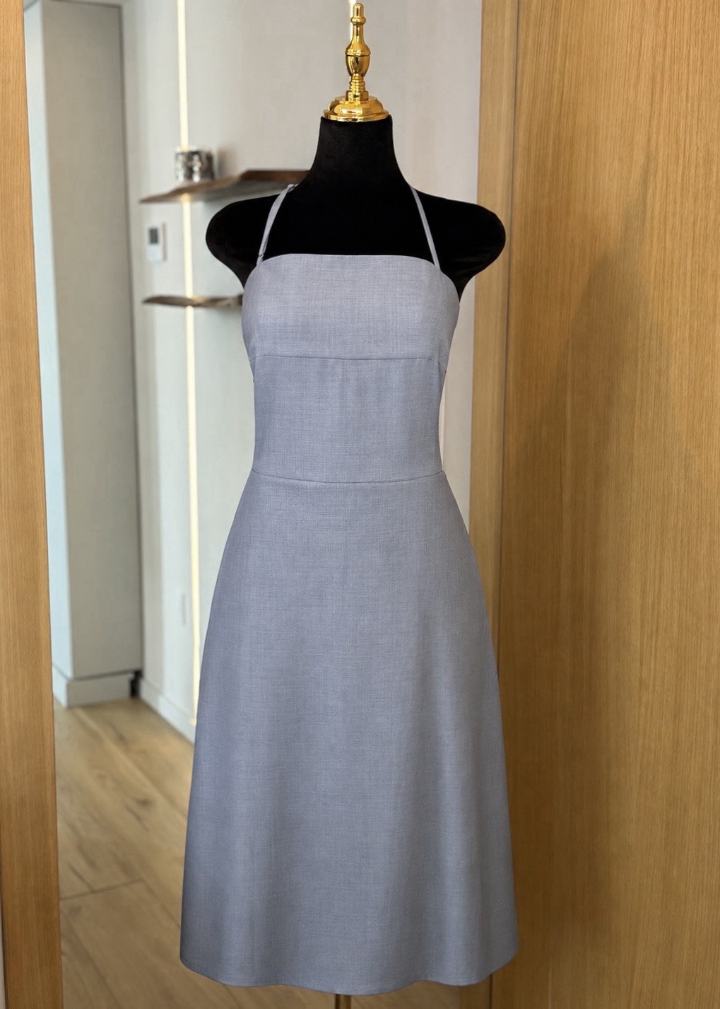 Lioness Coastal Granddaughter Open Back Midi Apron Dress | Euro Summer Muse