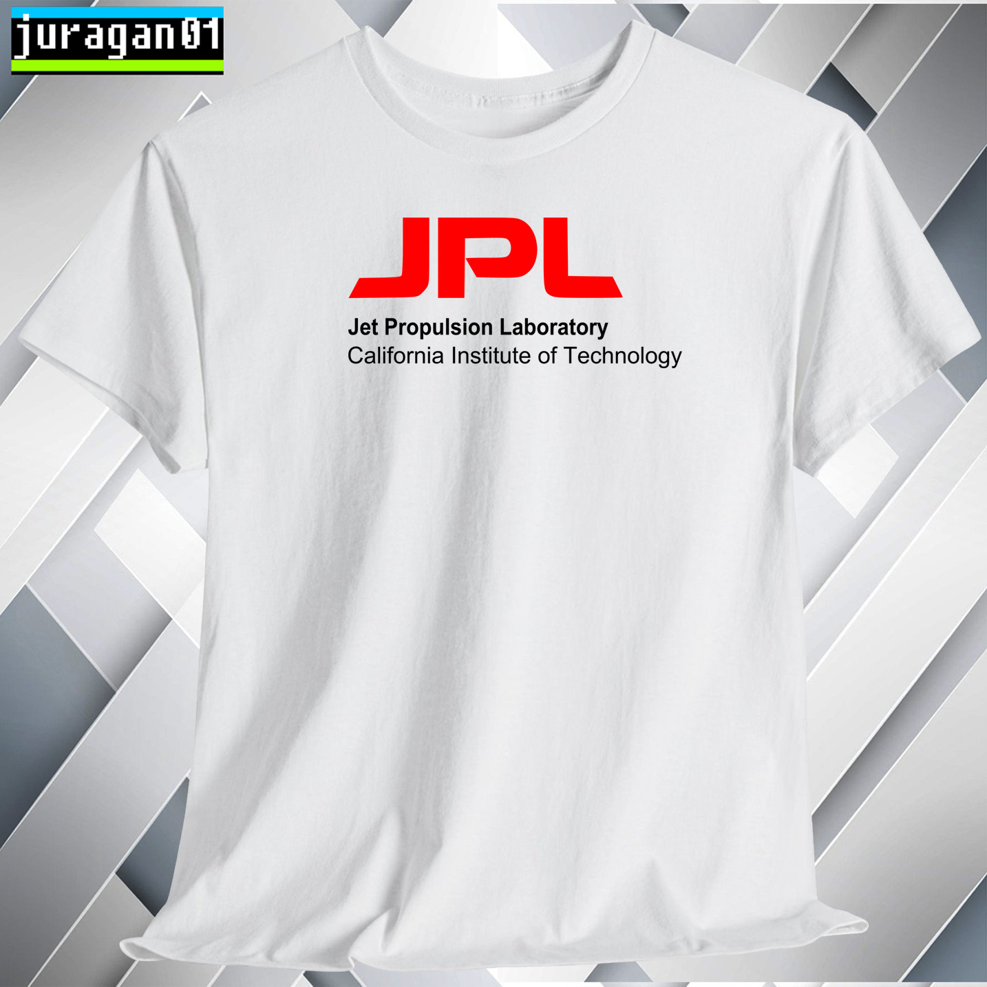 JPL Jet Propulsion Laboratory T-Shirt Black Navy White Grey Red Orange SizeS-5XL