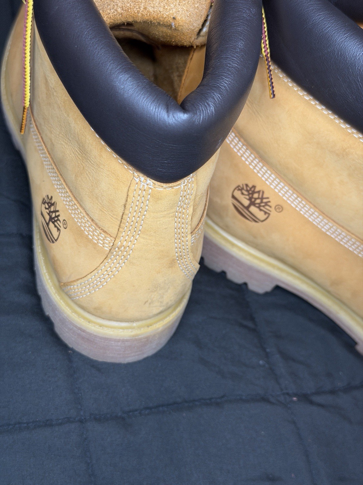 Timberland Men’s Premium 6″ Waterproof Boots, Wheat Nubuck, Size 10 M