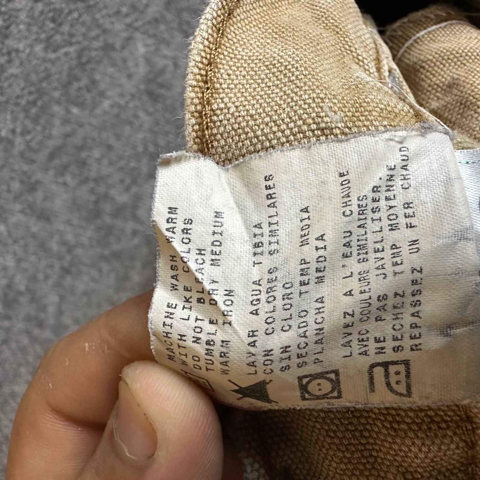 Dickies Pants Mens Size 34×30 Tan Relaxed Fit Cotton Canvas Workwear Utility