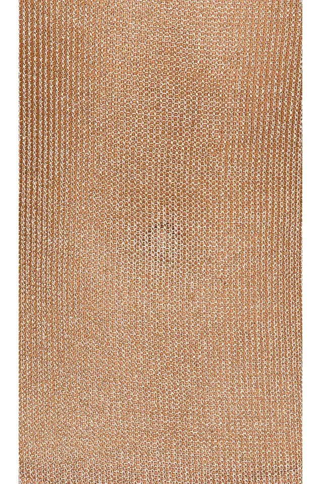 NWT Revolve Superdown Brina Mini Dress Knit Sheer – Rose Gold – size Small