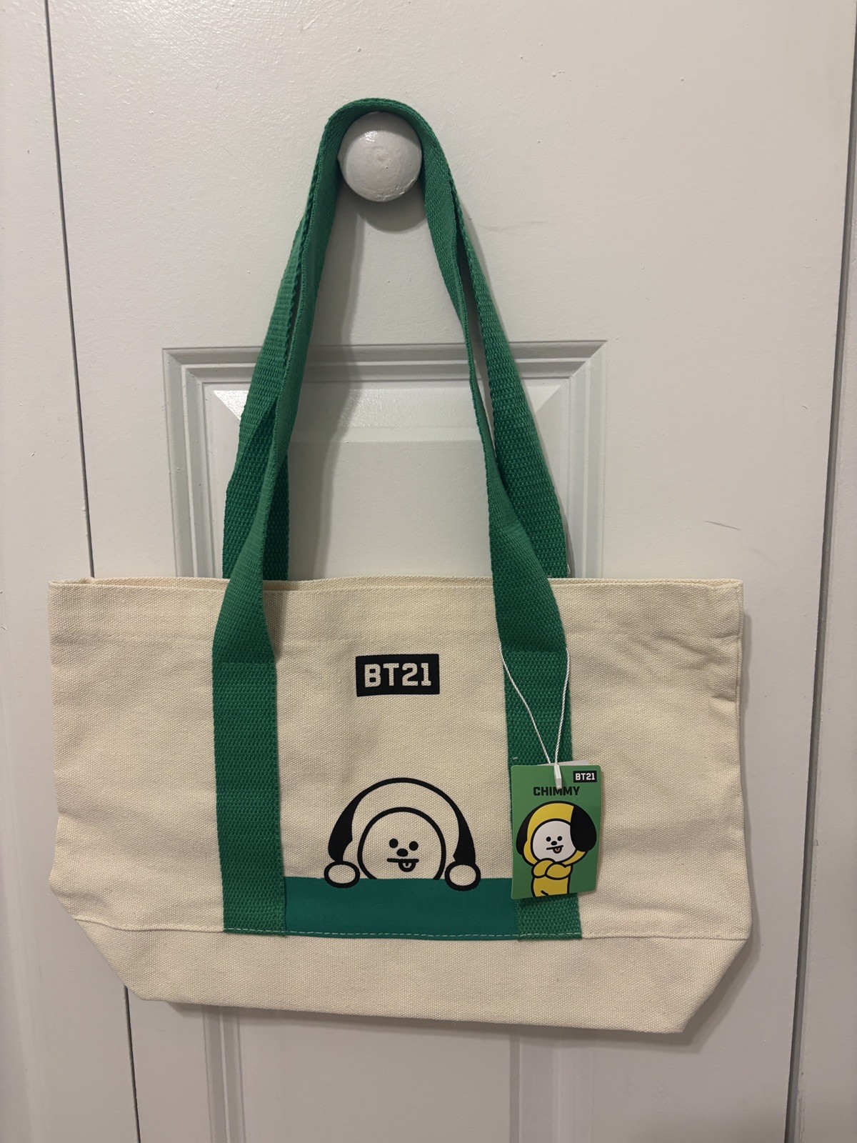 BT21 Chimmy Tote Bag Miniso BTS Jimin Over the Shoulder Unisex Purse BRAND NEW
