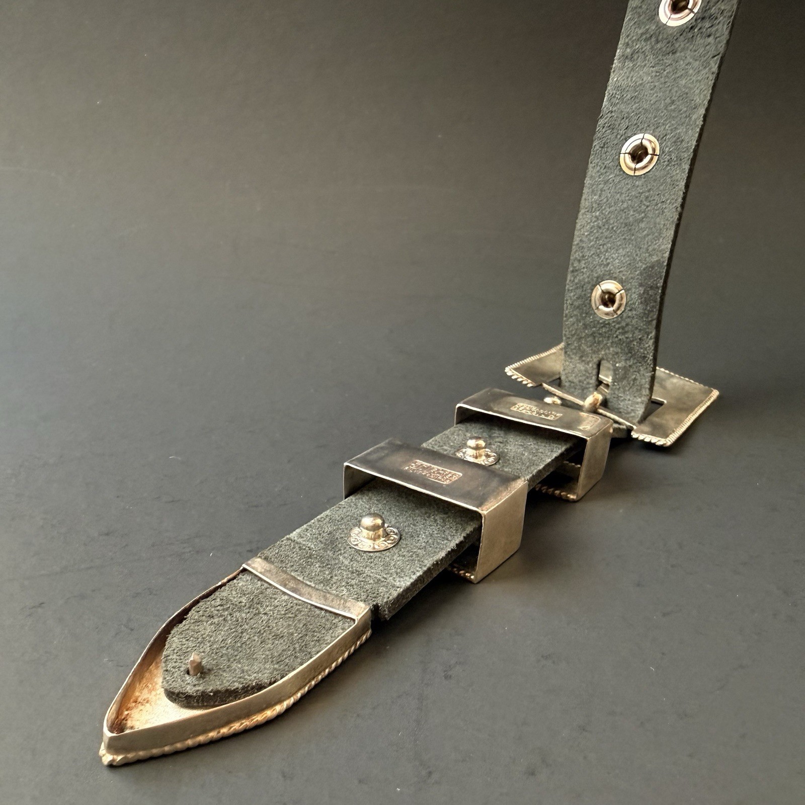 .925 Sterling Silver Bracelet Belt – USA Silversmiths – JRP – Vintage Jewelry