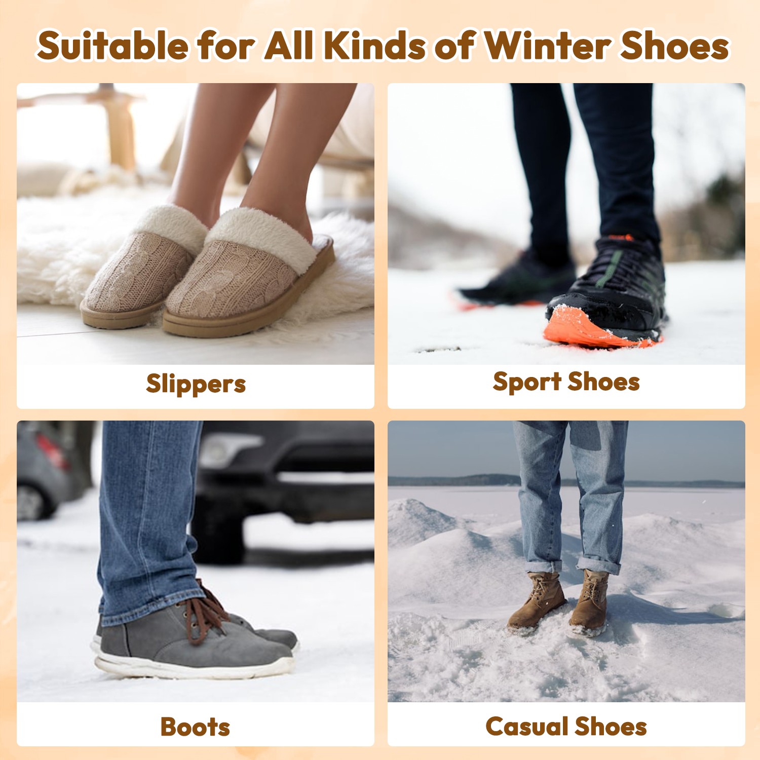 Premium Warm Thick Wool Fur Fleece Insoles Cozy & Fluffy Breathable Shoe Inserts