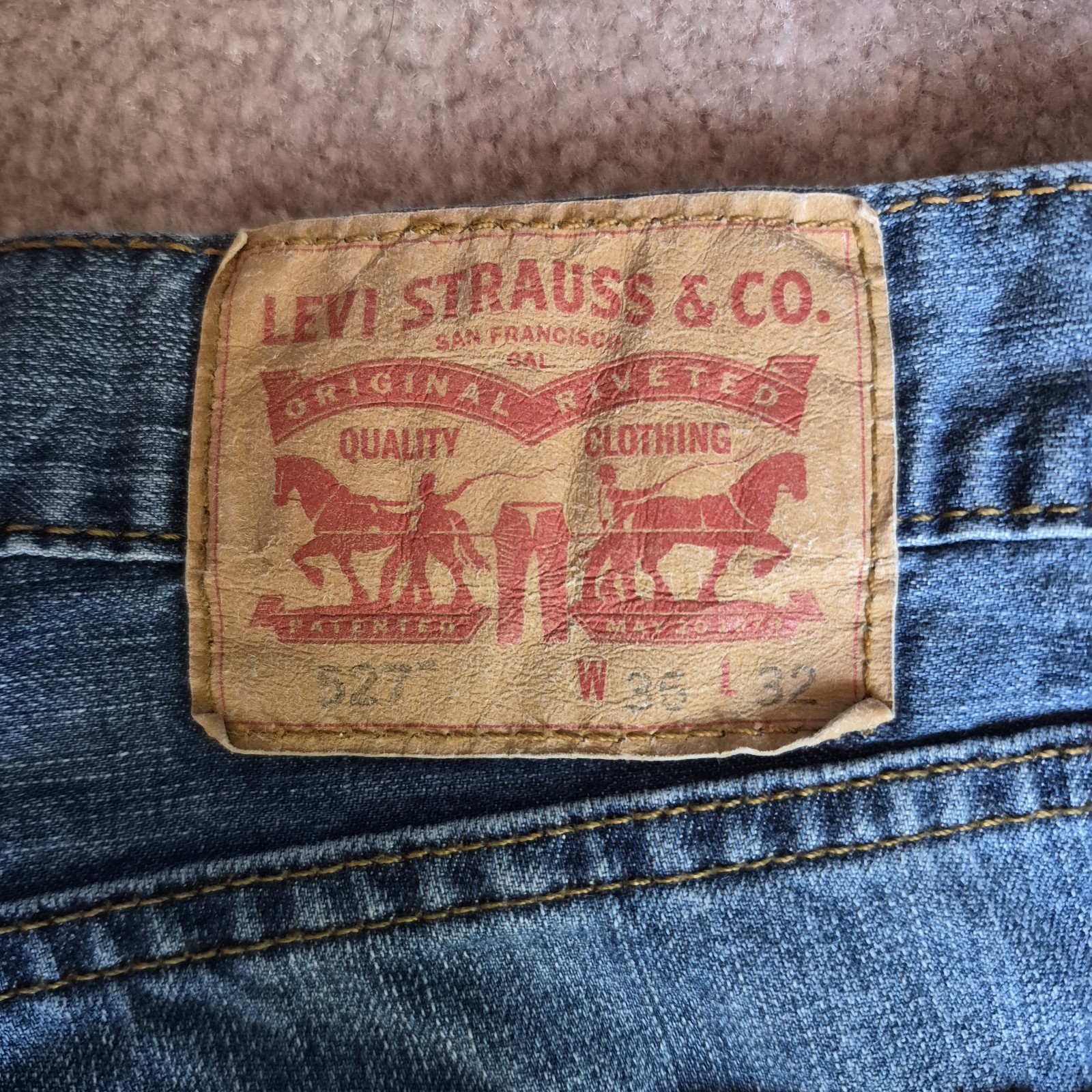 Levi’s 527 Series Men’s Bootcut 2000s Jeans Medium Wash