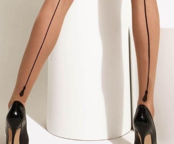Griffith Patterned Fashion Pantyhose 20 Denier Seamed Tights