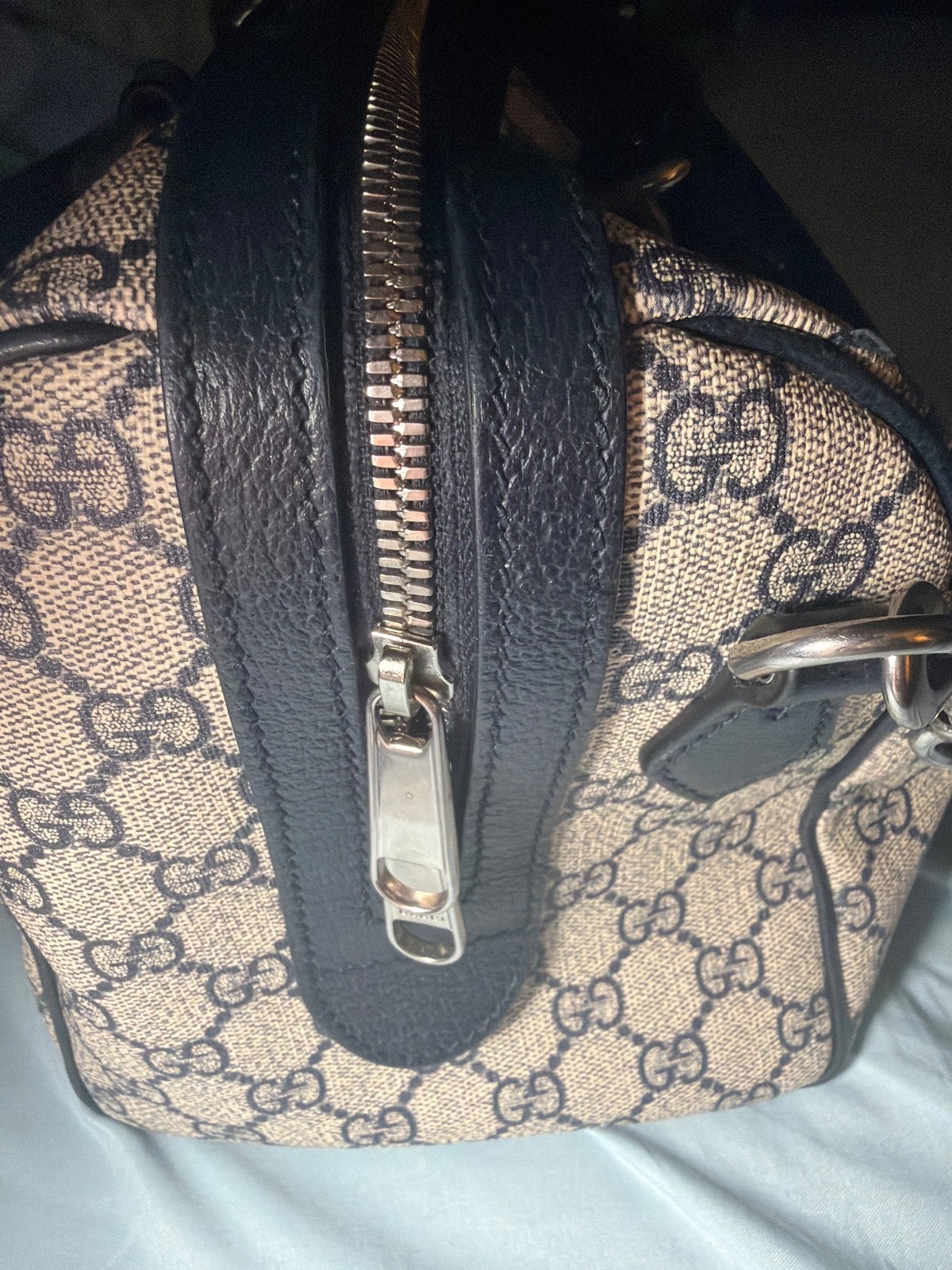 gucci bags authentic shoulder bag blue gg supreme ophidia top handle