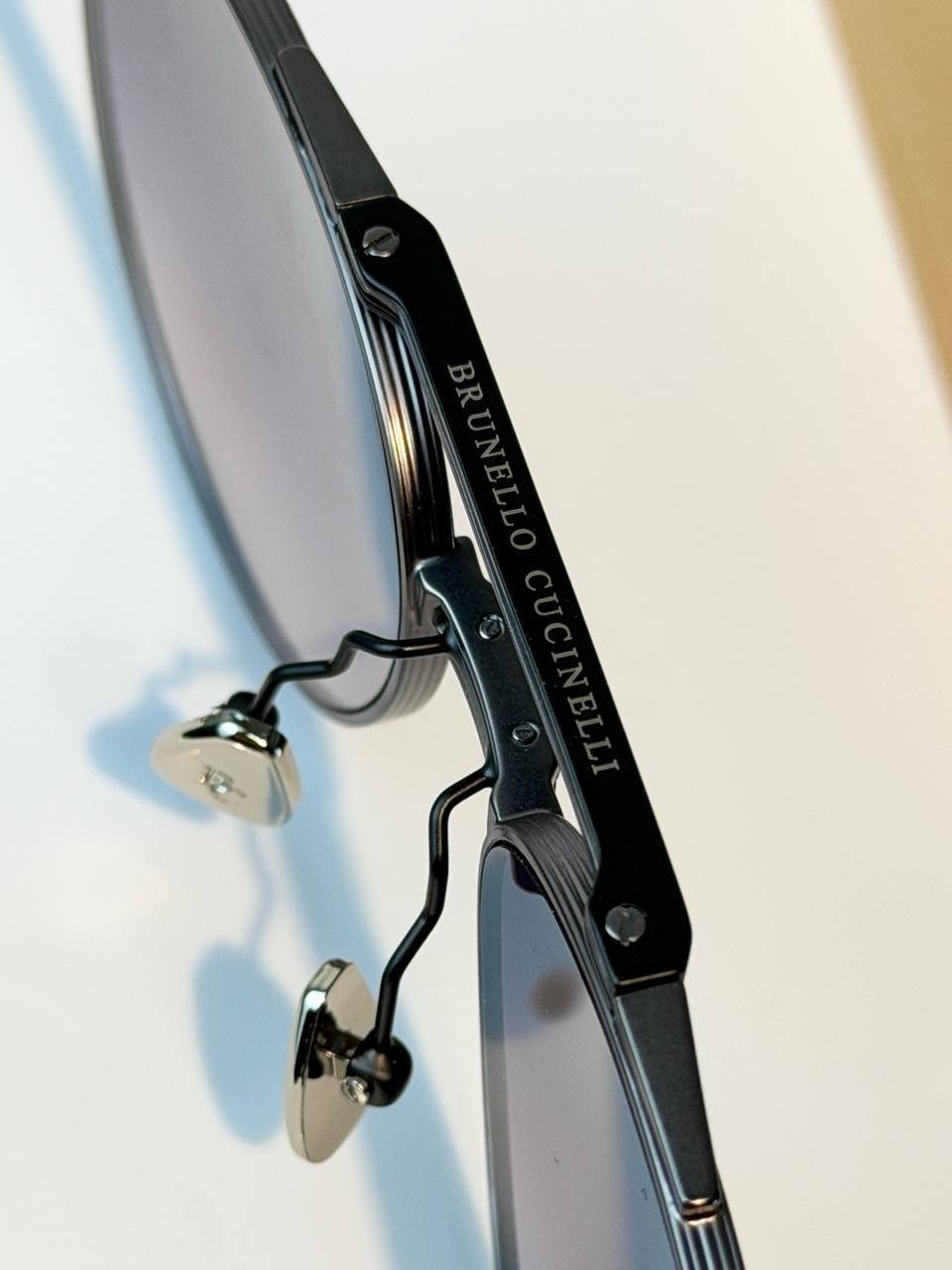 Brunello Cucinelli Oliver Peoples BC2010ST Aviator Sunglasses Gray Gradient