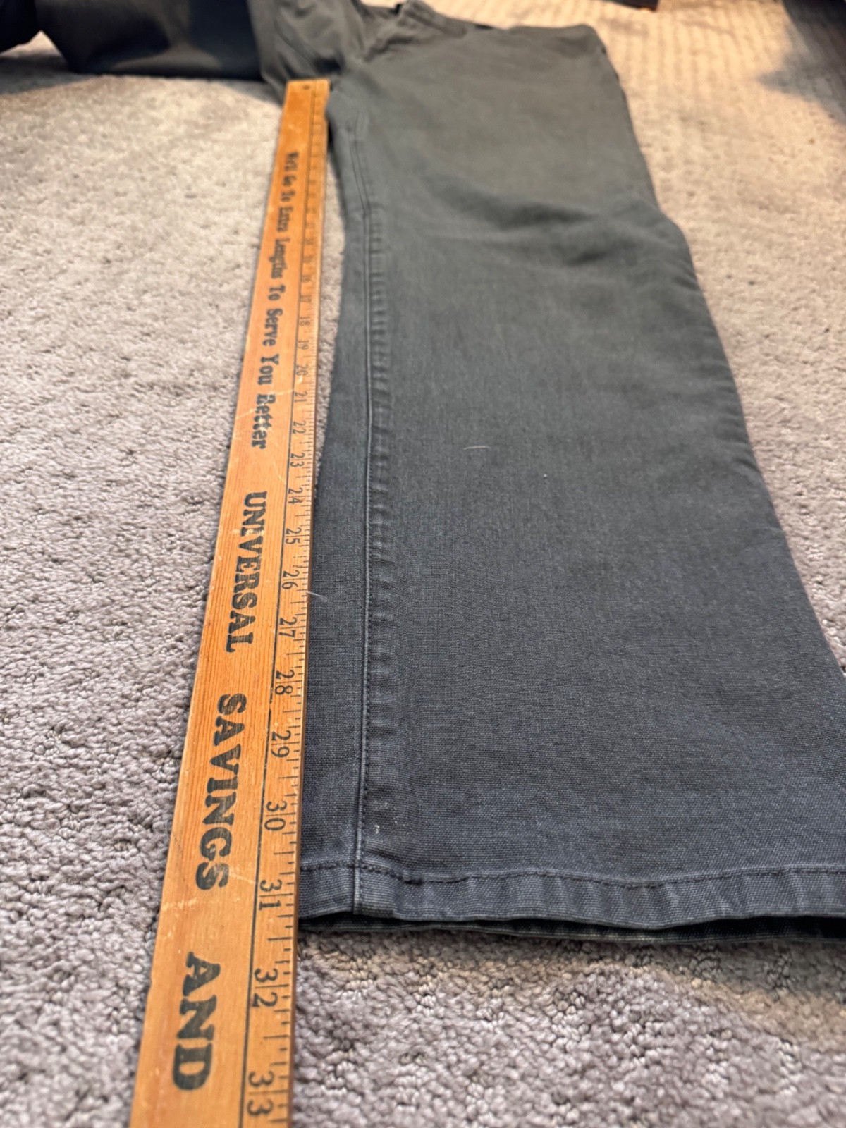 Proof Rover Pants Mens 36×32 Gray Canvas Huckberry Stretch Hiking Outdoors