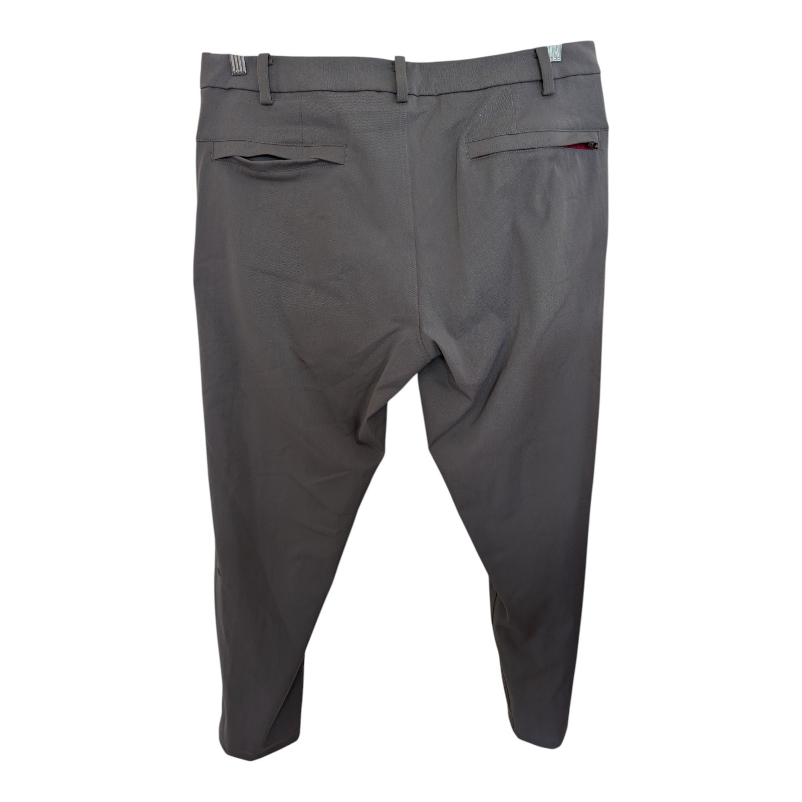 Lululemon Commission Pant Classic Qwick Chino in Charcoal Sze Size 38 Athleisure
