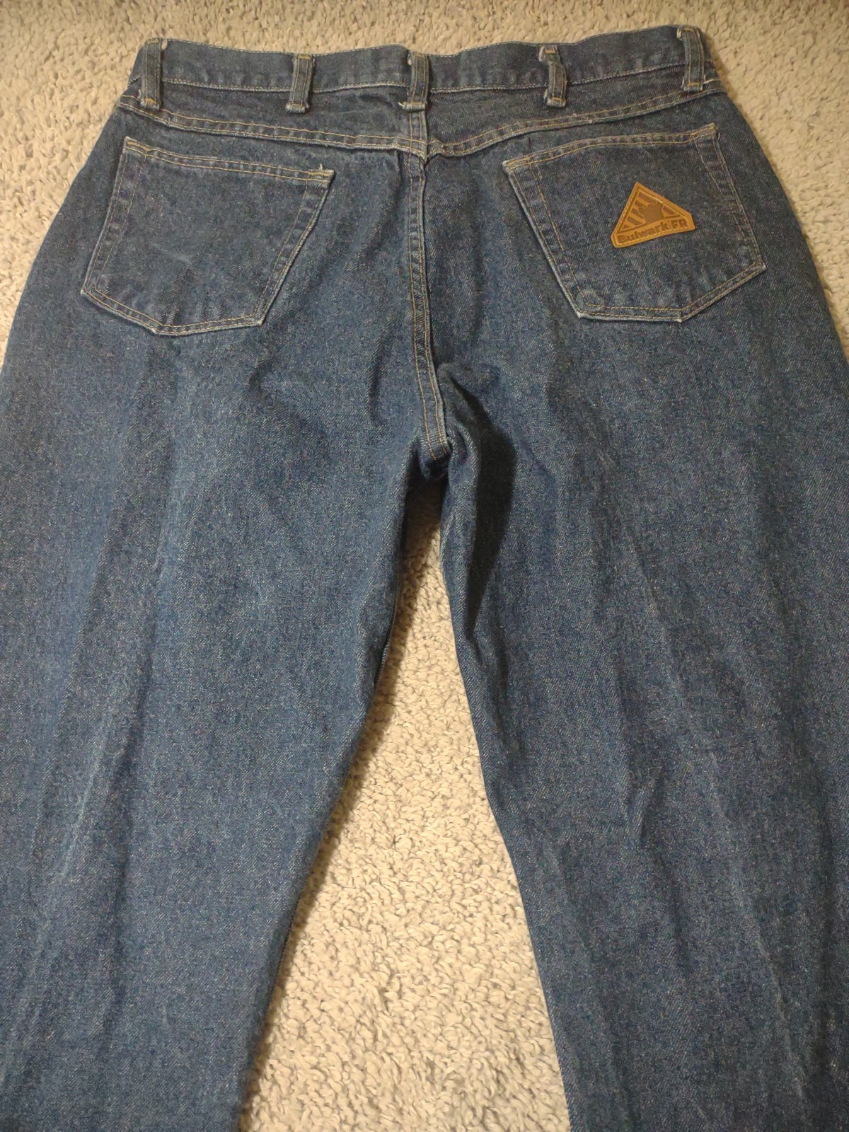 Bulwark FR Jeans Mens 28-50 Blue Flame Resistant Relaxed Straight Denim Workwear