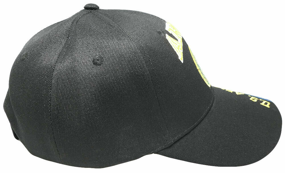 U.S. Army Cap Baseball Caps Licensed Veteran Military BLACK Hat CAP