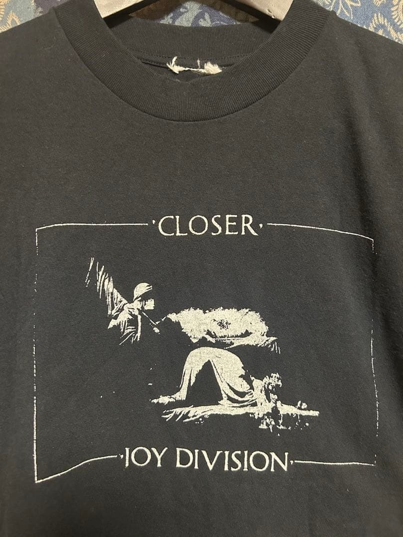 Vintage Joy Division Closer T-Shirt L/XL Shoulder 50cm/19.7in Length 69cm/27.2in