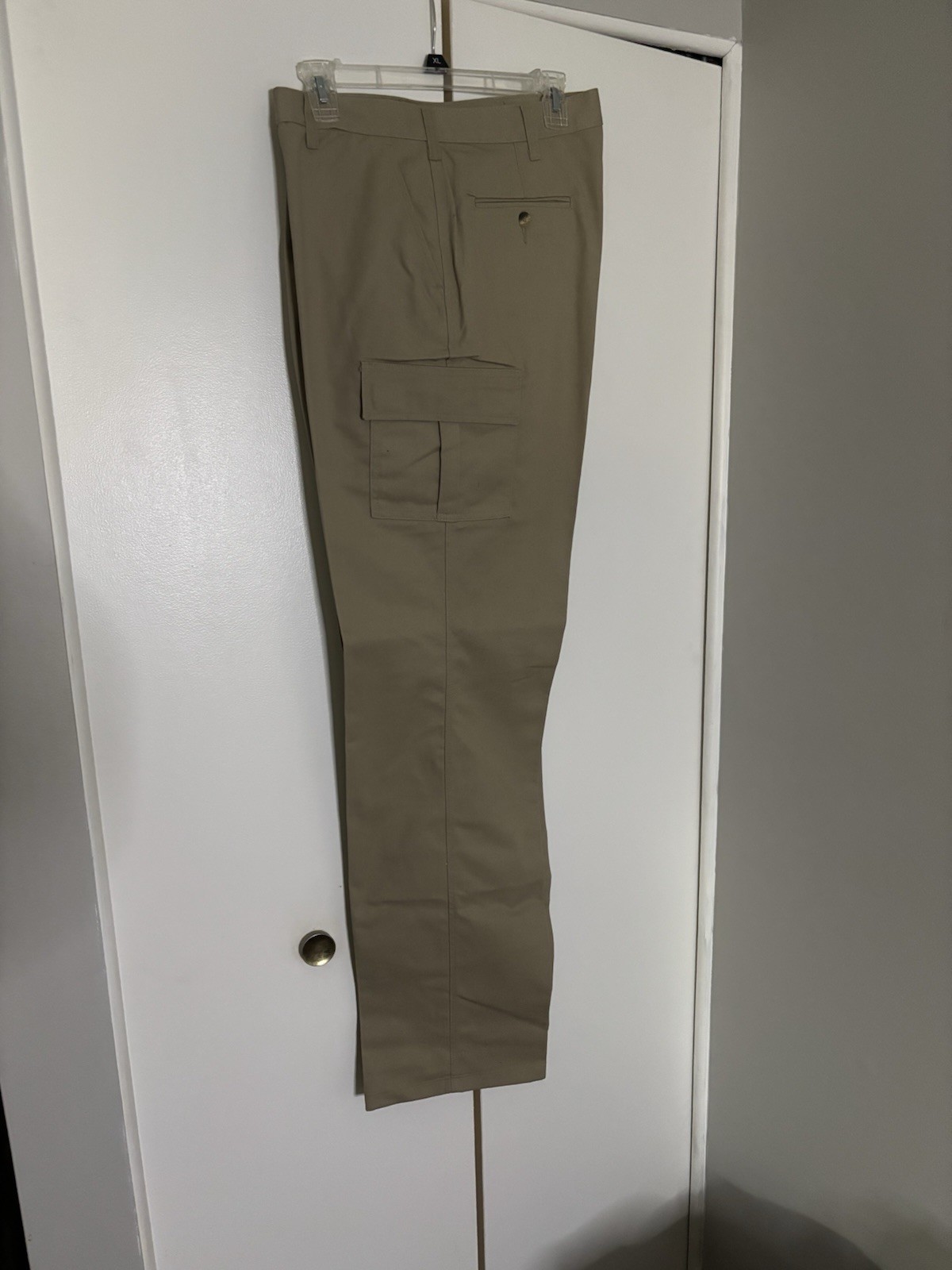 Men’s Cargo Work, Pants, Tan School Apparel Brand New Without Tags