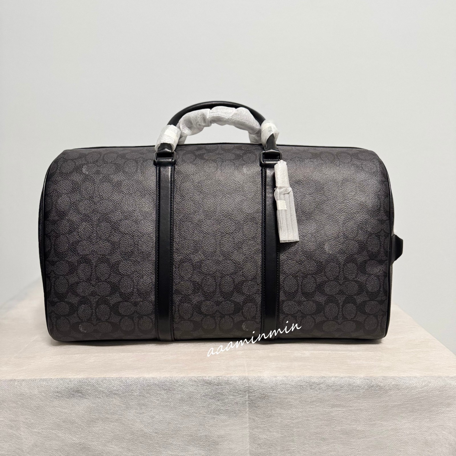 NWT Coach Venturer Bag In Signature Canvas CAR76 CHARCOAL/BLACK