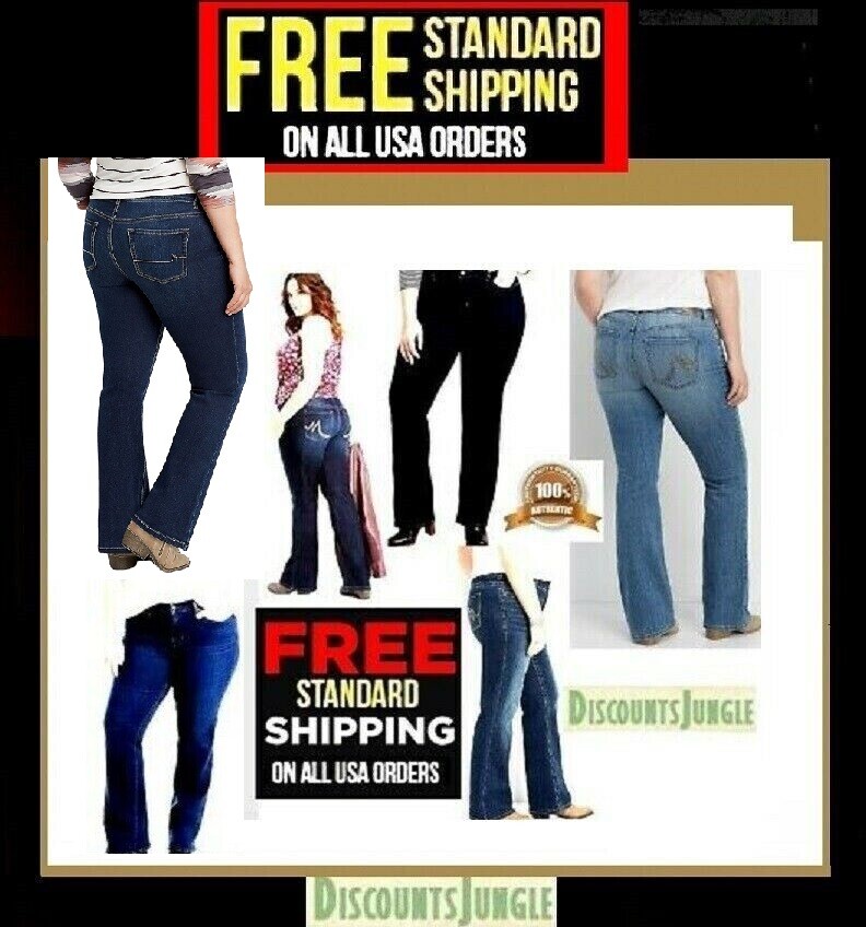 maurices jackdavid Womens Plus Size DENIM FLEX JEANS Bootcut short/regular/Long