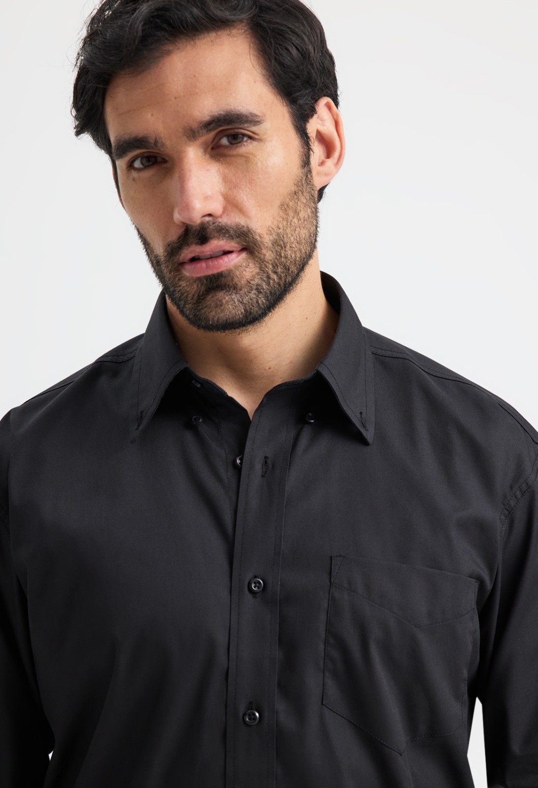 Uneek Men’s Pinpoint Oxford Full Long Sleeve Shirt Formal Dress Office UC701